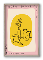 DOING NOTHING, 40x60 cm (40x60 cm), Tölgy keret