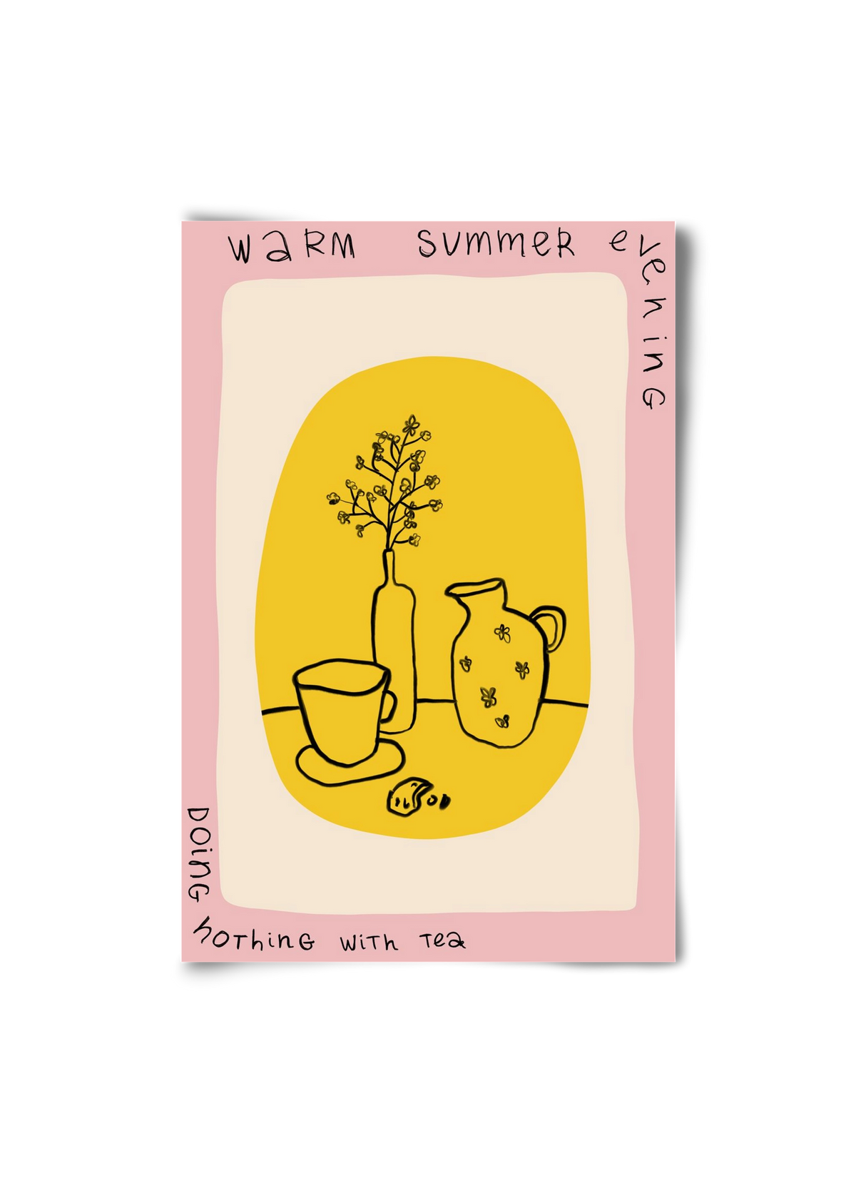 DOING NOTHING, 20x30 cm, Keret nélkül