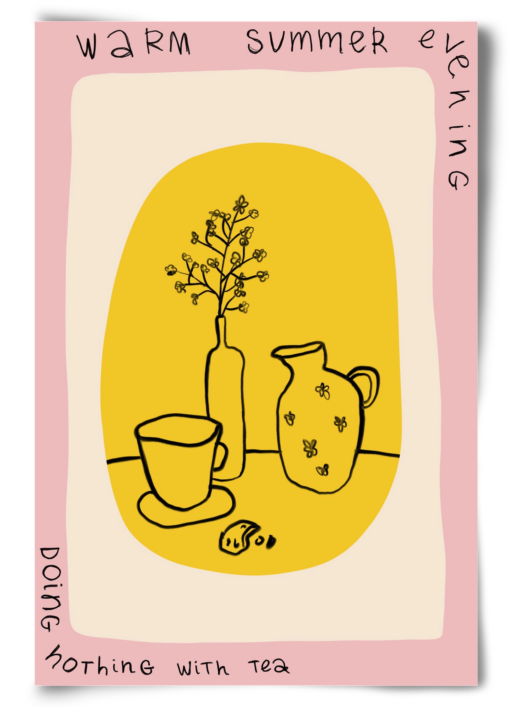 DOING NOTHING, 60x90 cm, Keret nélkül