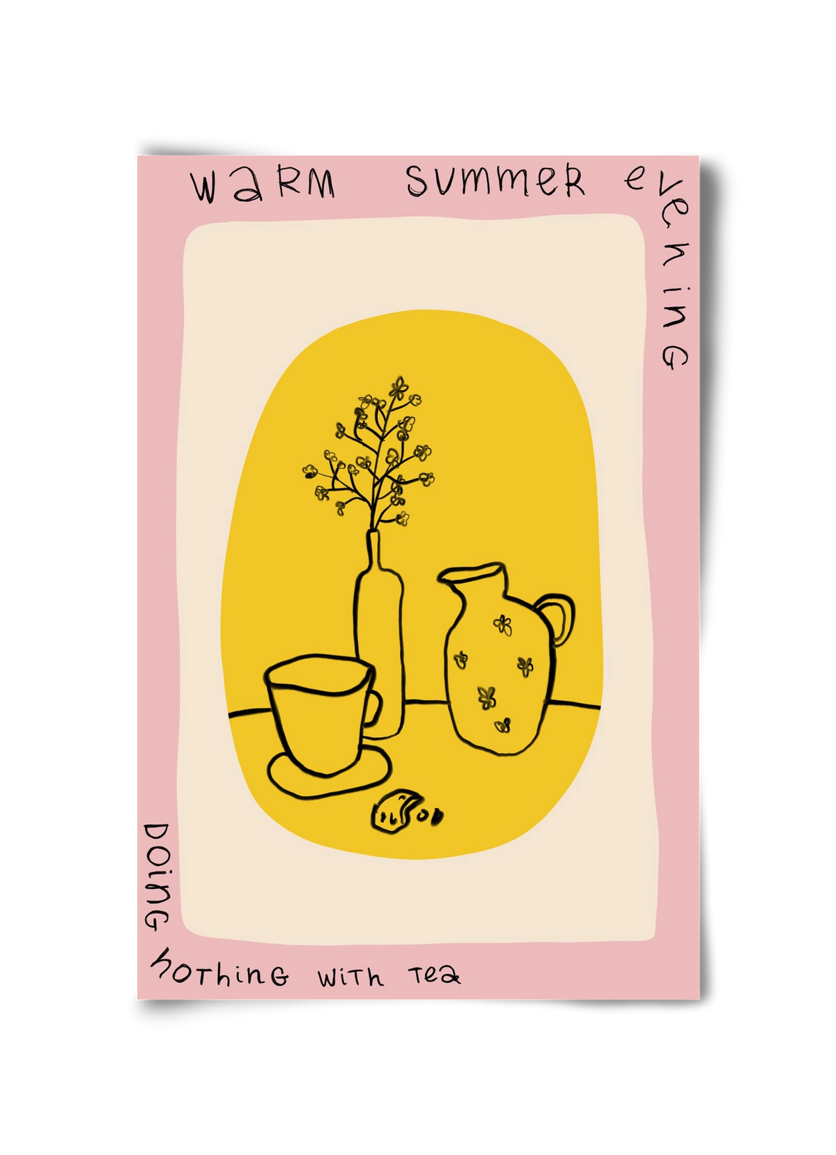 DOING NOTHING, 30x45 cm, Keret nélkül