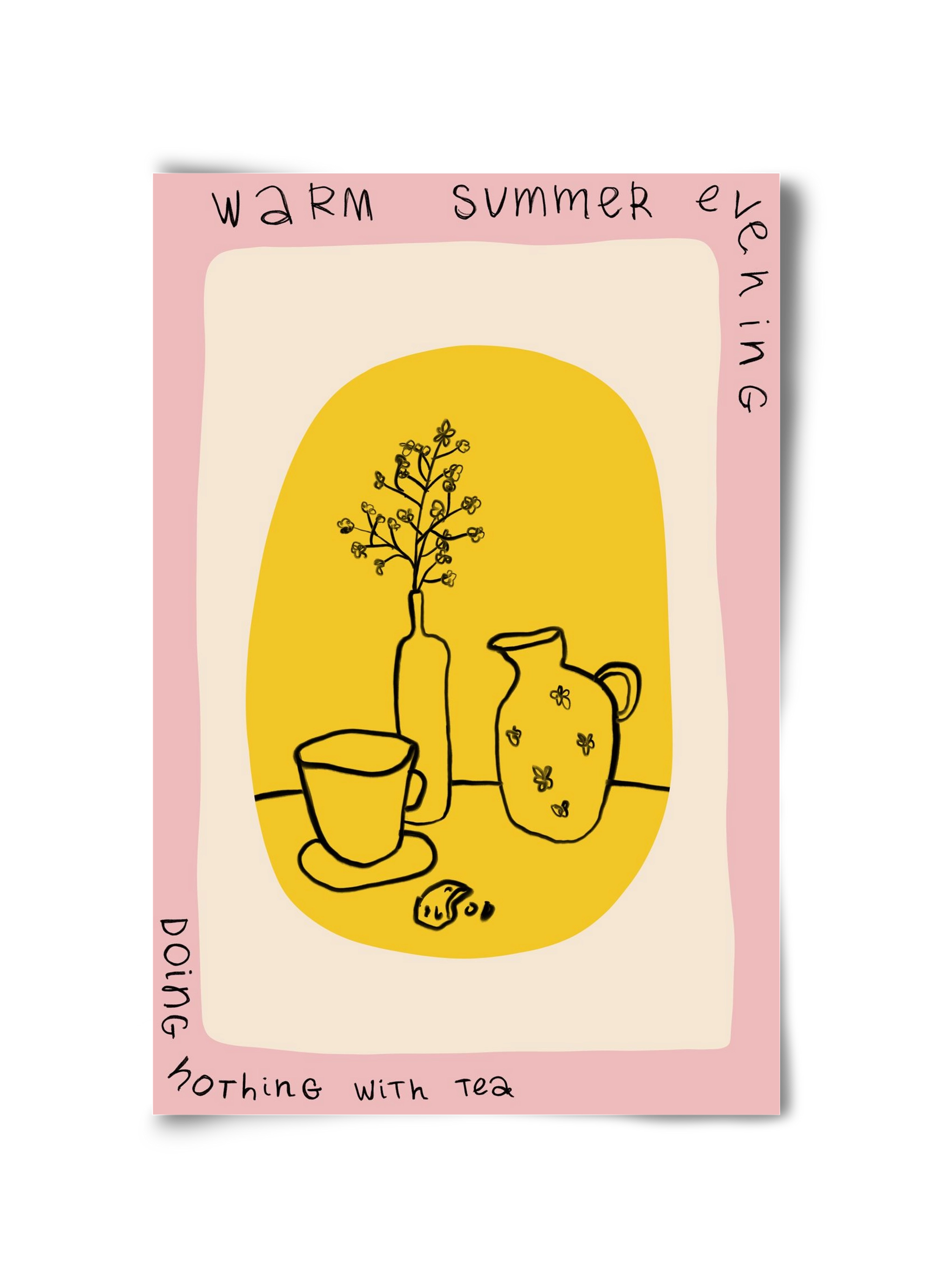 DOING NOTHING, 30x45 cm, Keret nélkül