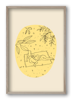 Calm spring, 40x60 cm (40x60 cm), Tölgy keret