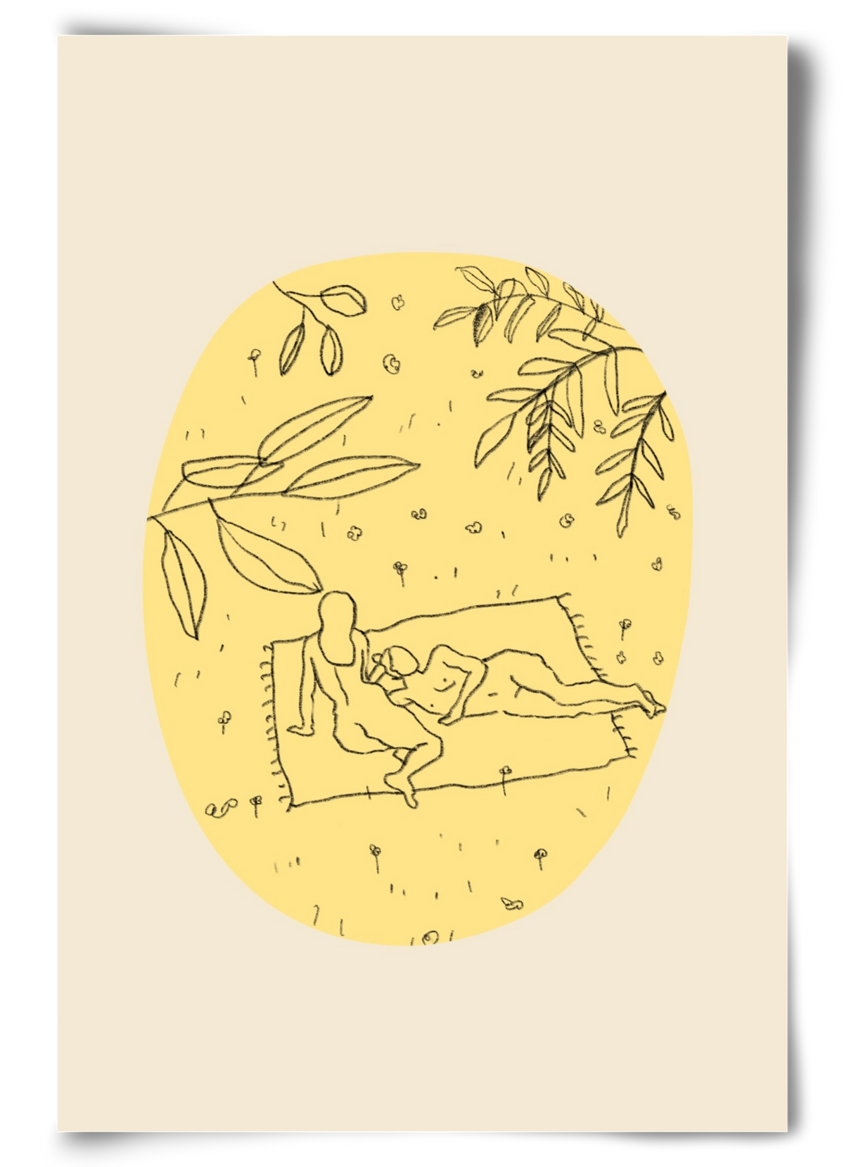 Calm spring, 60x90 cm, Keret nélkül