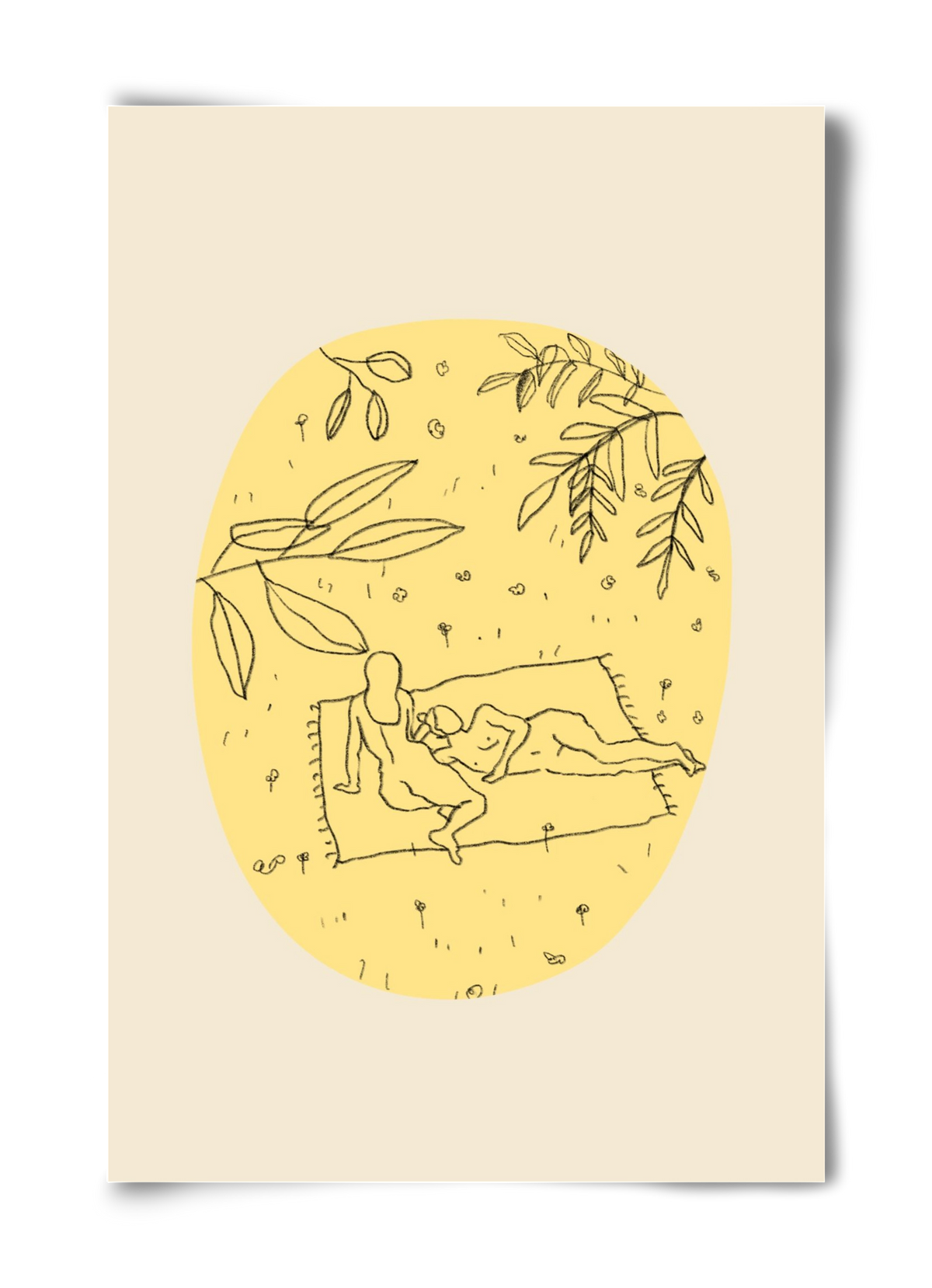 Calm spring, 40x60 cm, Keret nélkül