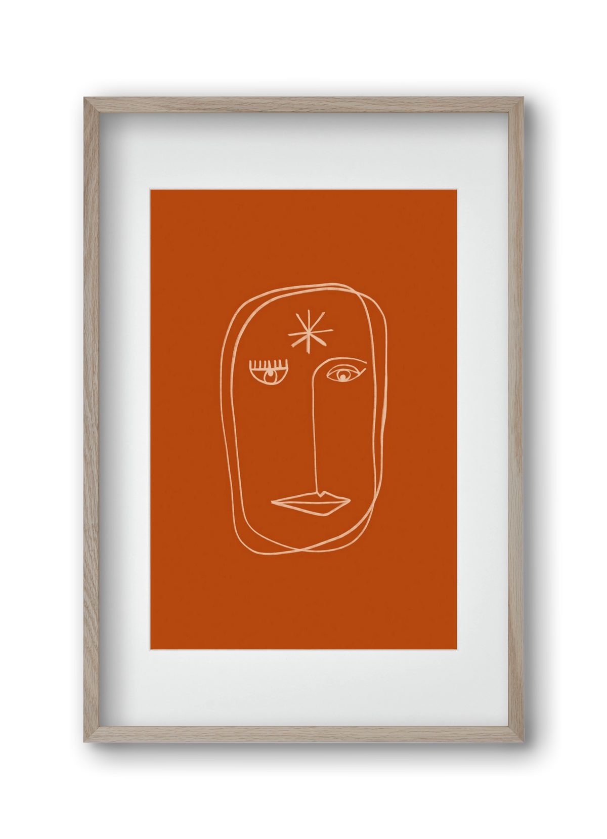 Star Portrait, 30x45 cm (20x30 cm), Tölgy keret, paszpartuval