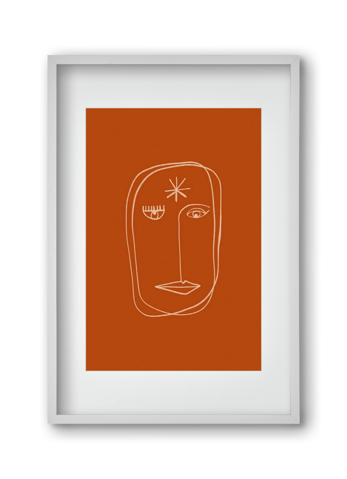 Star Portrait, 30x45 cm (20x30 cm), Fehér keret, paszpartuval