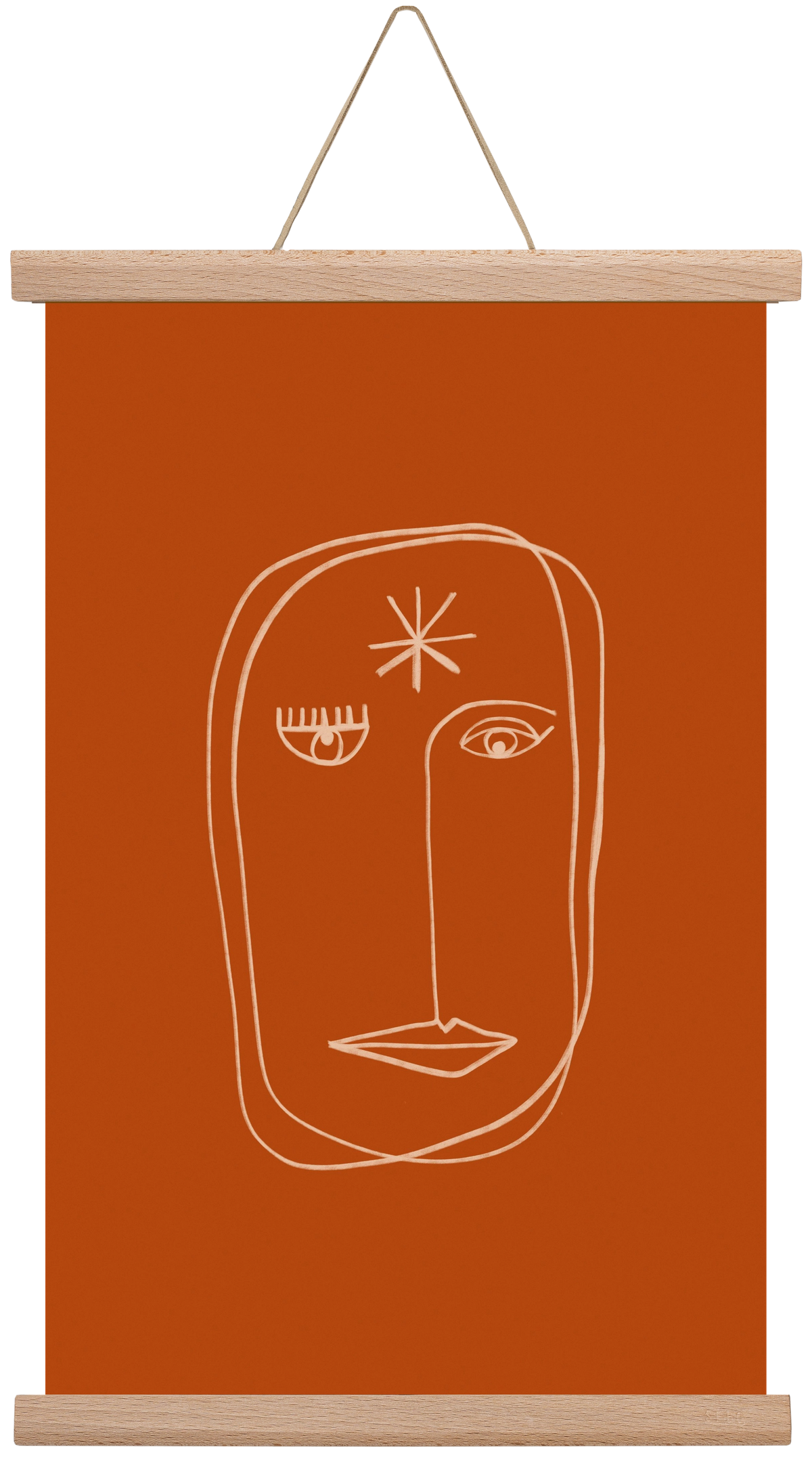 Star Portrait, 30x45 cm (30x45 cm), Tölgy akasztó