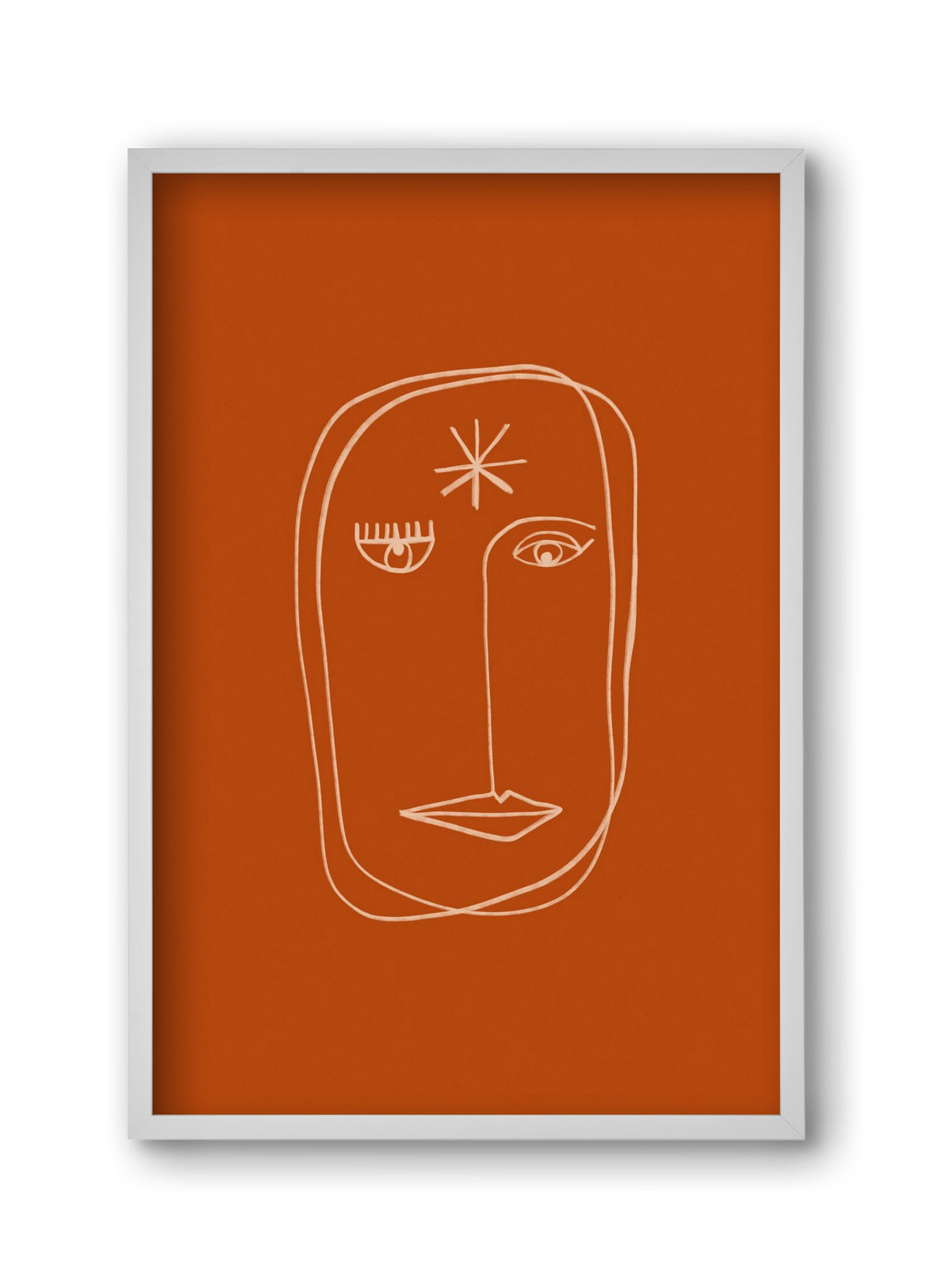 Star Portrait, 30x45 cm (30x45 cm), Fehér keret