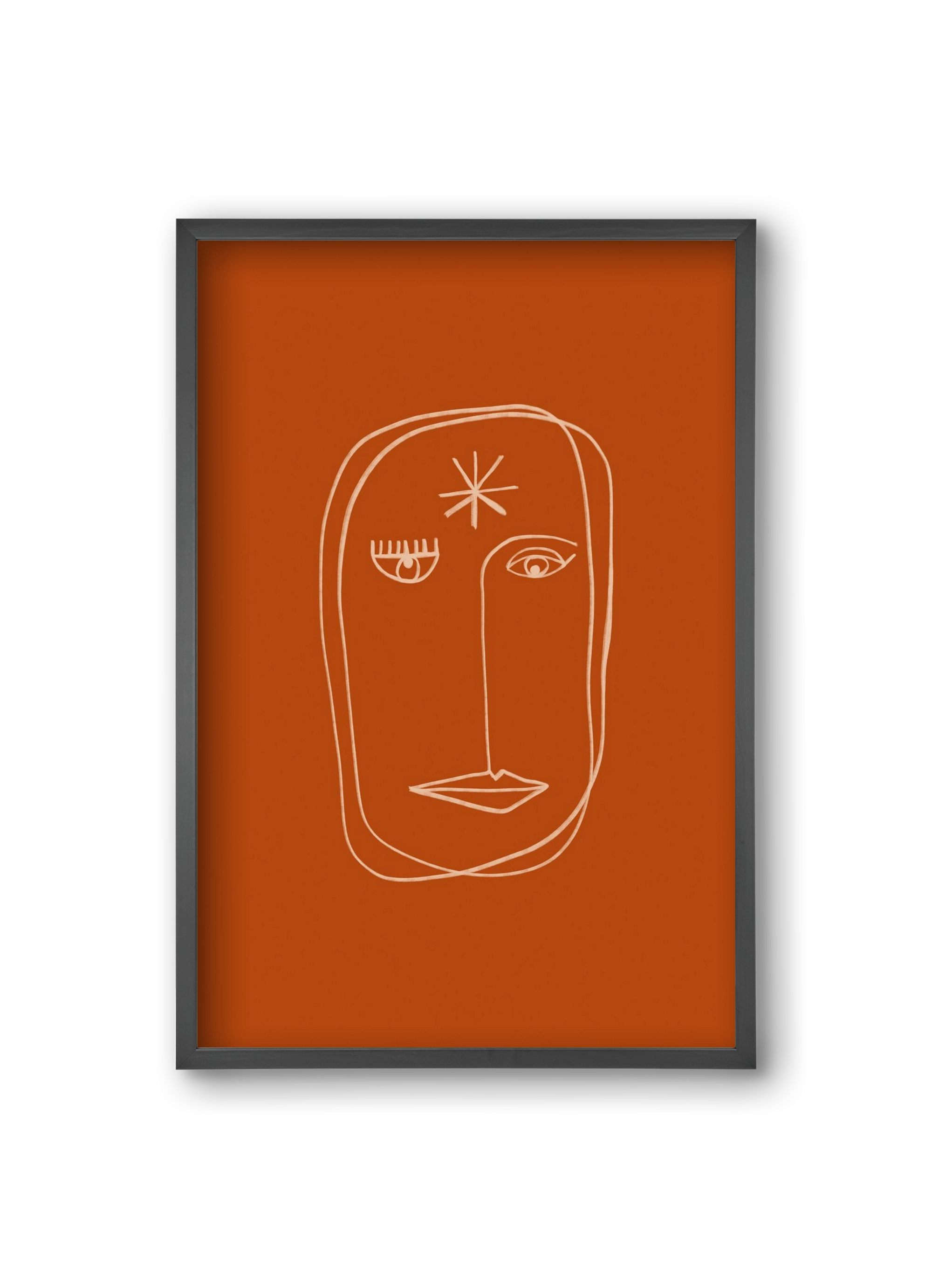 Star Portrait, 20x30 cm (20x30 cm), Fekete keret