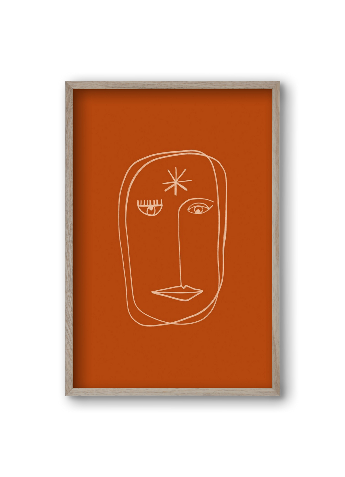 Star Portrait, 20x30 cm (20x30 cm), Tölgy keret
