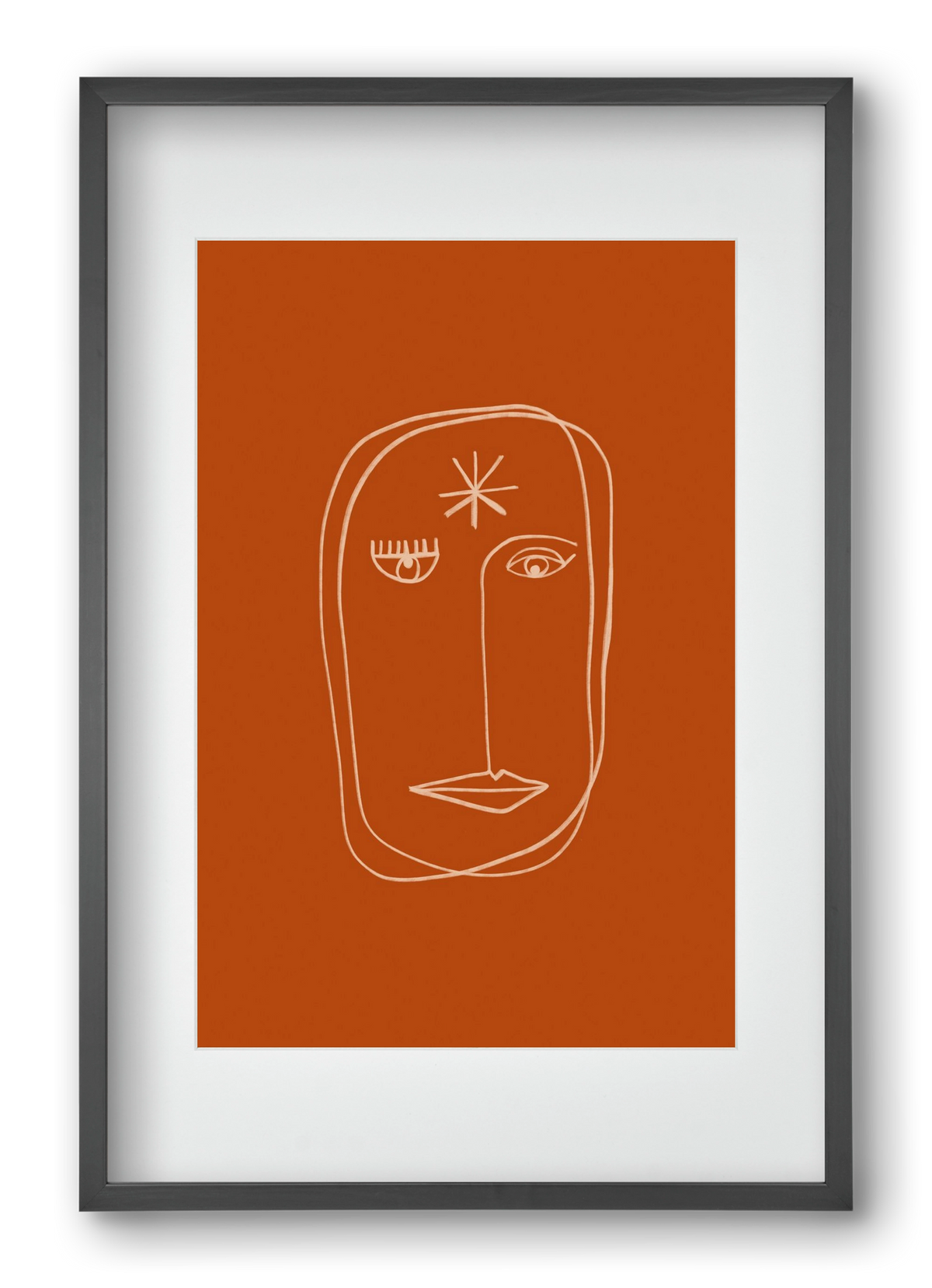 Star Portrait, 40x60 cm (30x45 cm), Fekete keret, paszpartuval