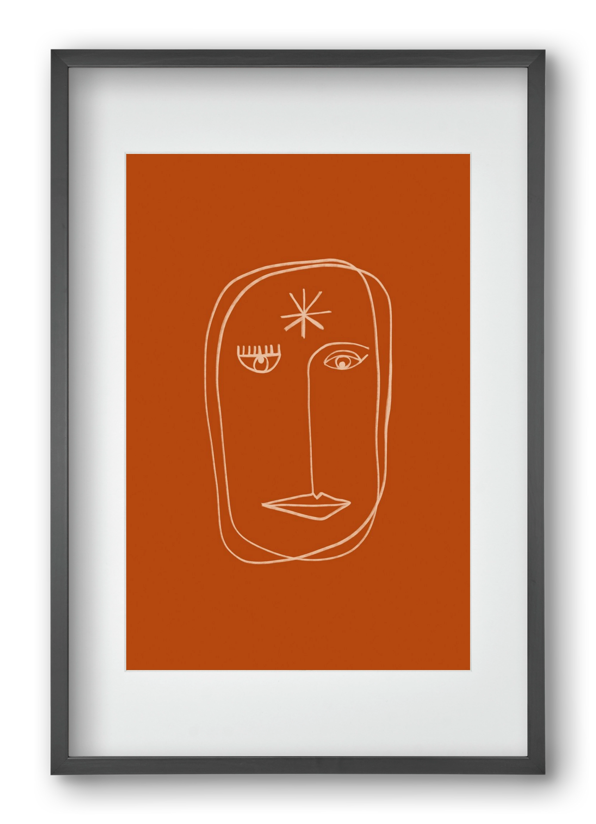 Star Portrait, 40x60 cm (30x45 cm), Fekete keret, paszpartuval