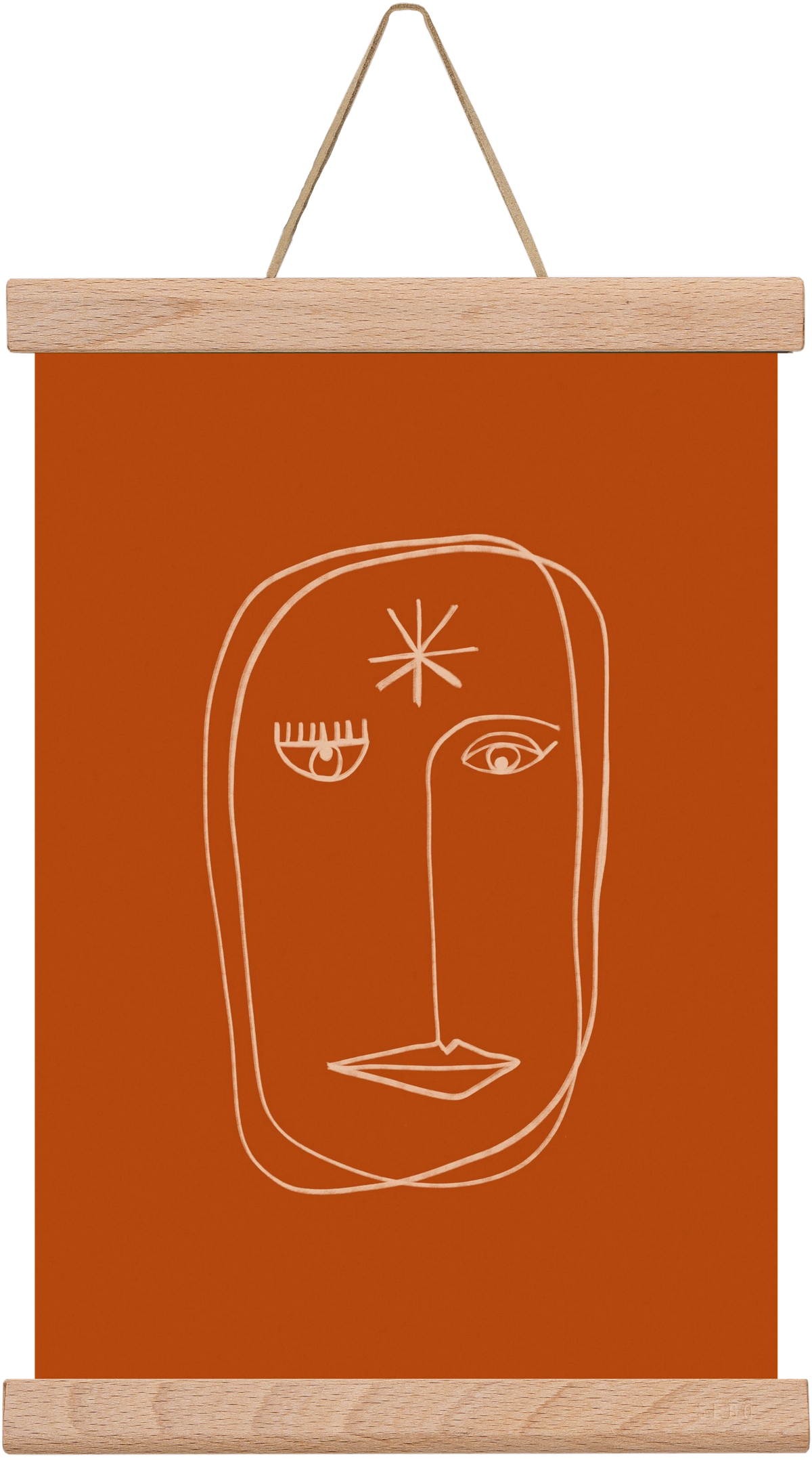 Star Portrait, 20x30 cm (20x30 cm), Tölgy akasztó