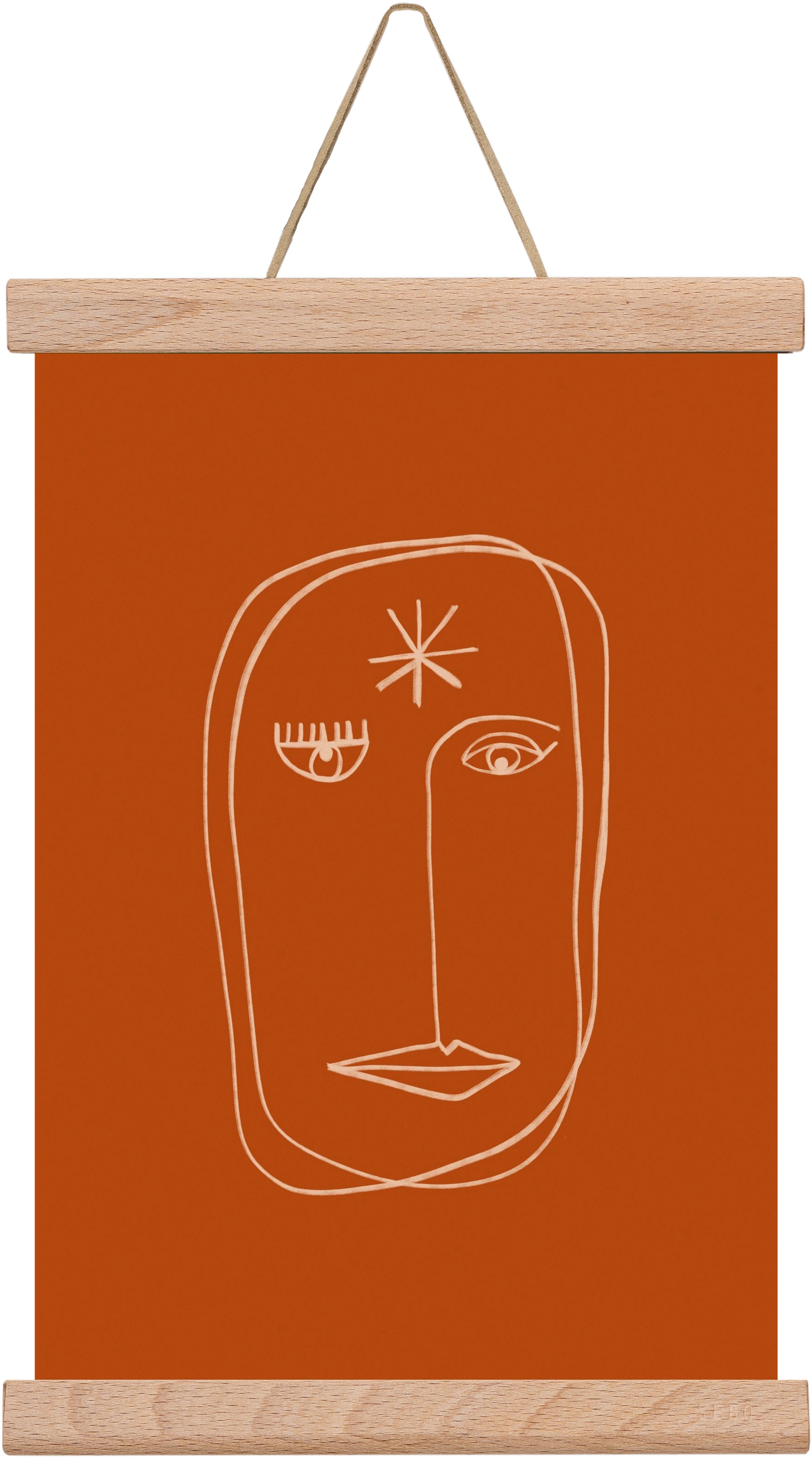 Star Portrait, 20x30 cm (20x30 cm), Tölgy akasztó