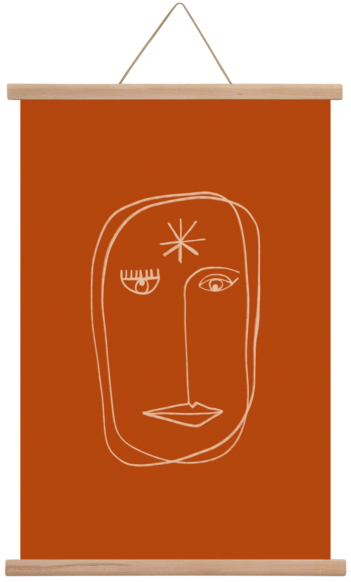 Star Portrait, 40x60 cm (40x60 cm), Tölgy akasztó