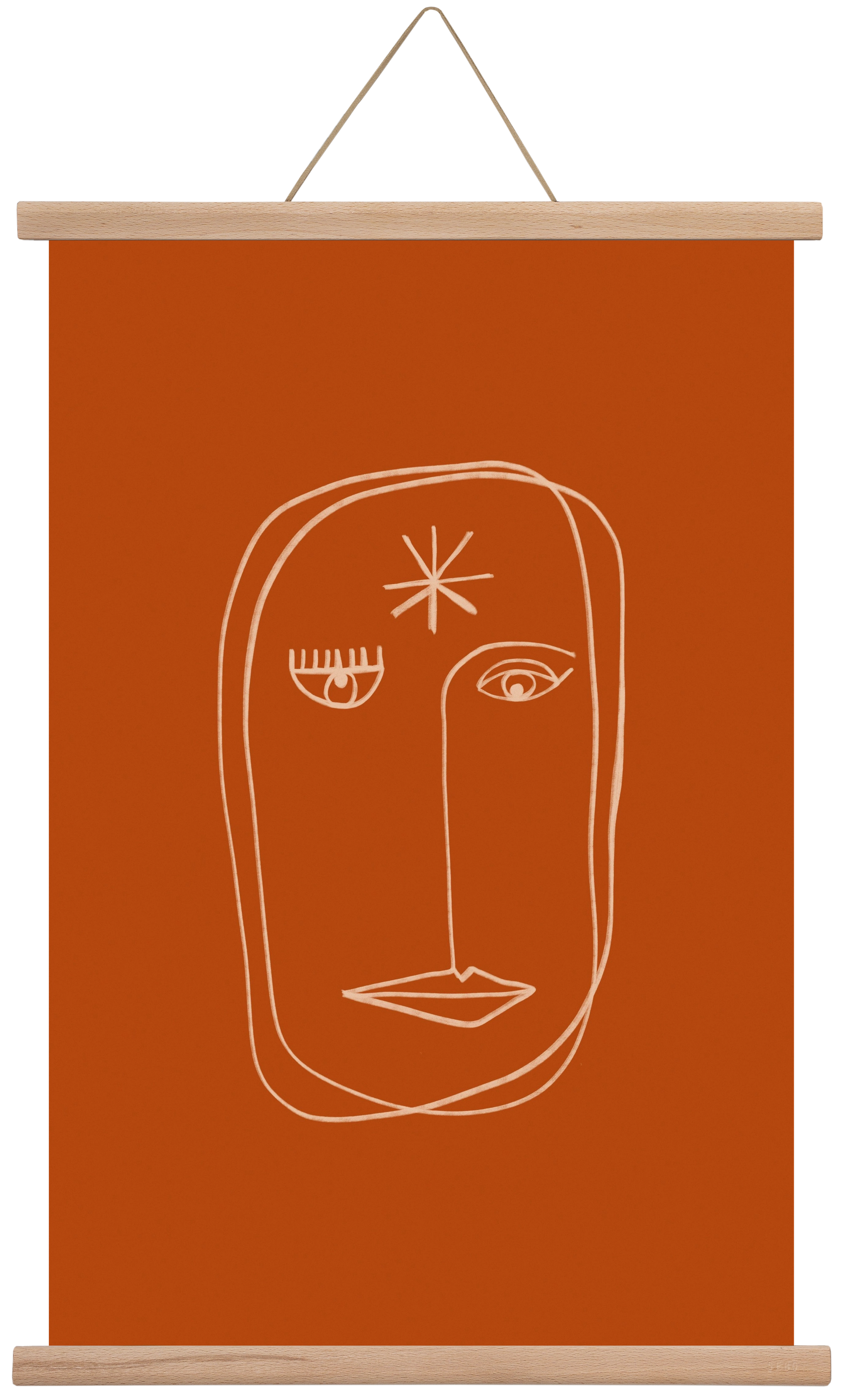 Star Portrait, 40x60 cm (40x60 cm), Tölgy akasztó