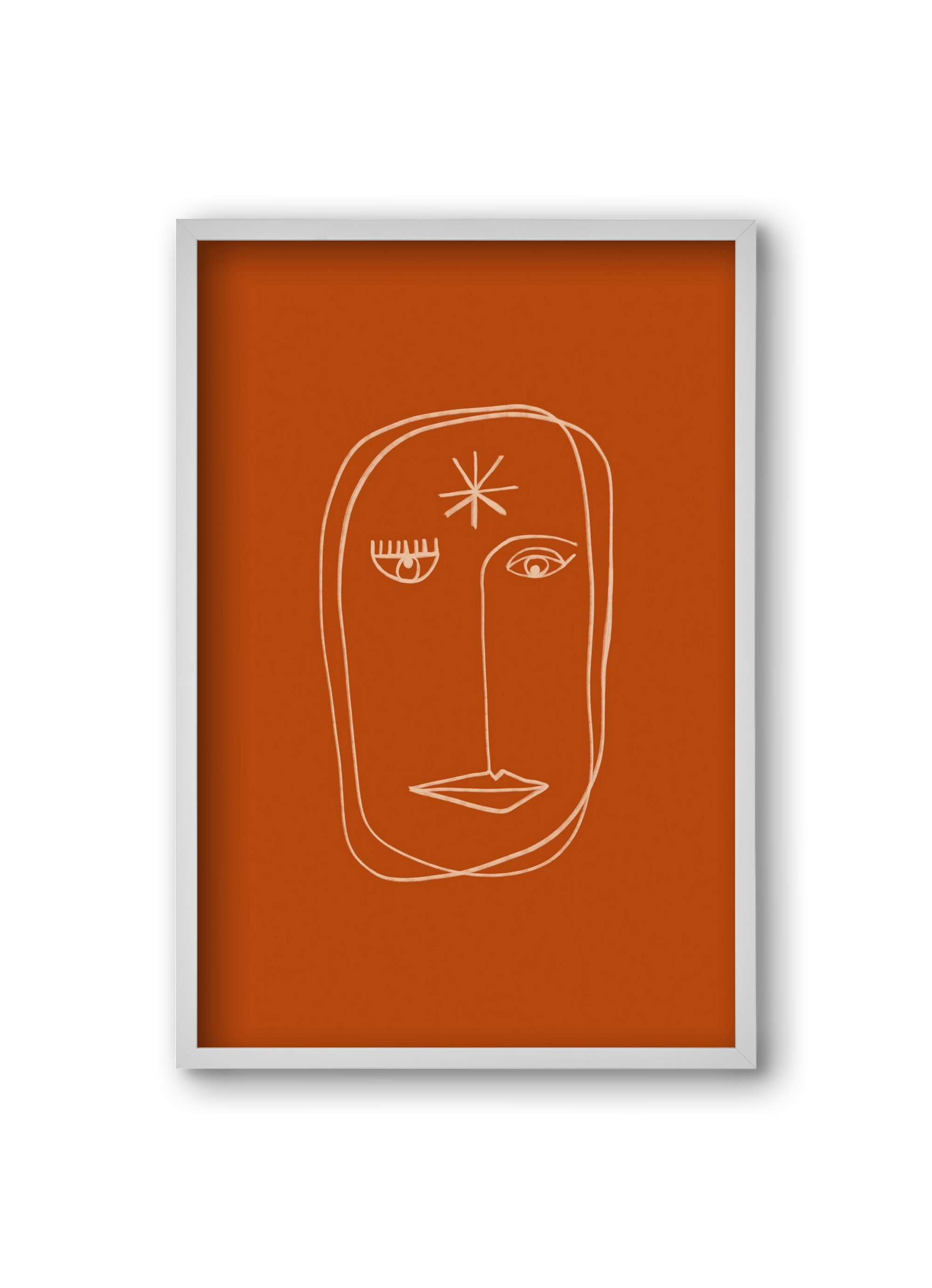 Star Portrait, 20x30 cm (20x30 cm), Fehér keret