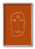 Star Portrait, 40x60 cm (40x60 cm), Tölgy keret