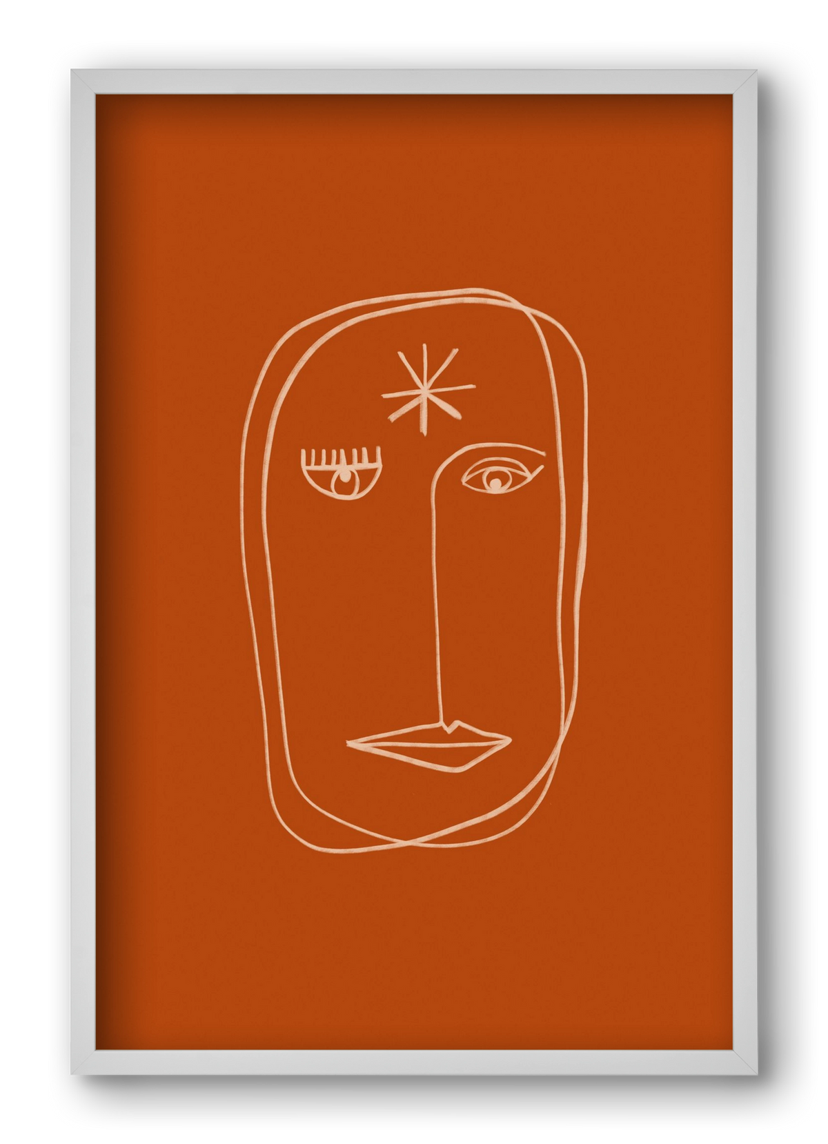 Star Portrait, 40x60 cm (40x60 cm), Fehér keret