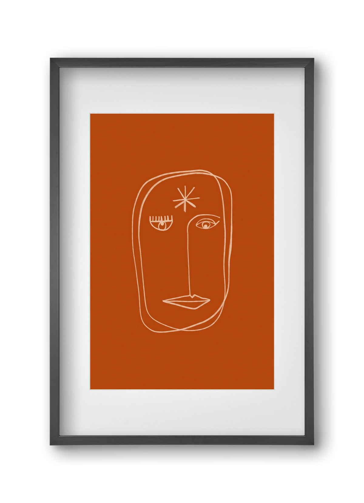 Star Portrait, 30x45 cm (20x30 cm), Fekete keret, paszpartuval