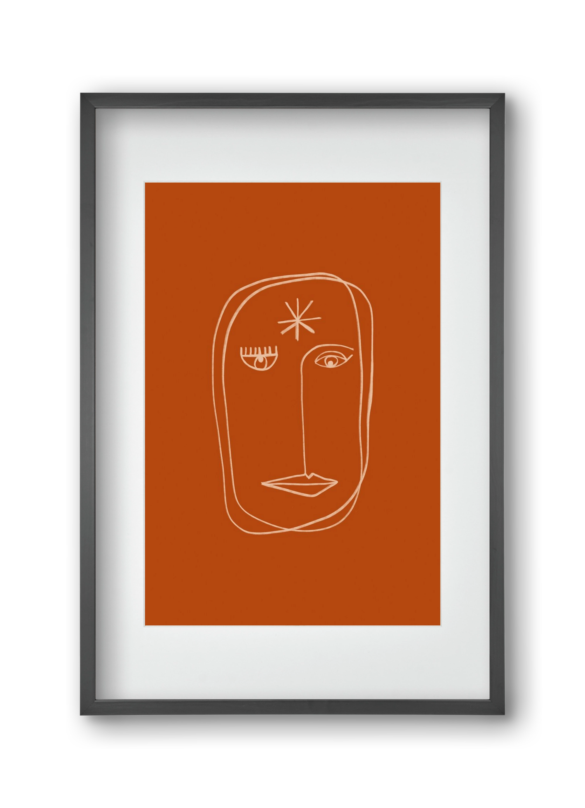 Star Portrait, 30x45 cm (20x30 cm), Fekete keret, paszpartuval