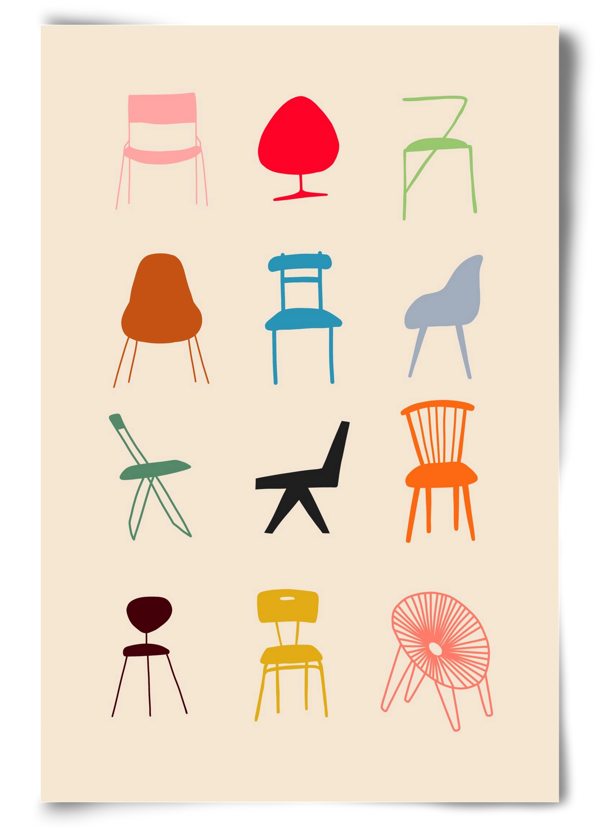 Have a Seat, 60x90 cm, Keret nélkül