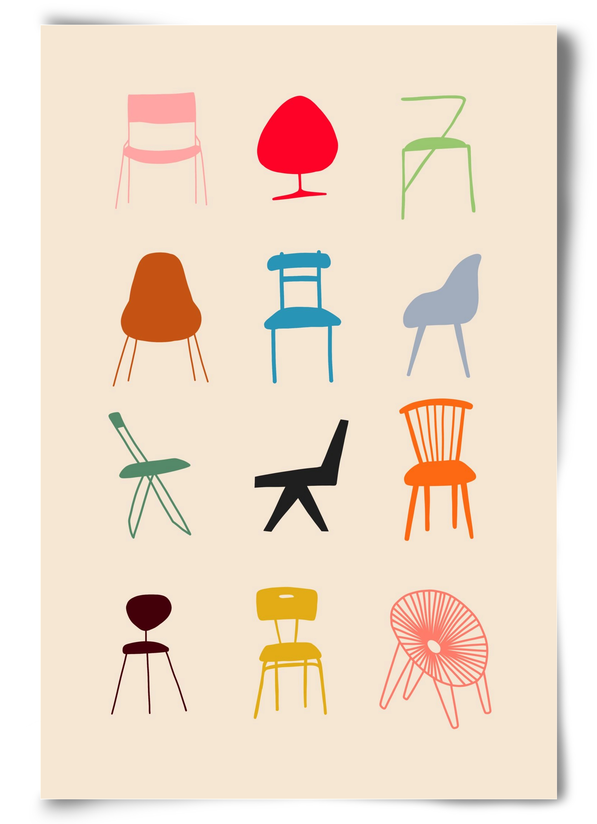 Have a Seat, 60x90 cm, Keret nélkül