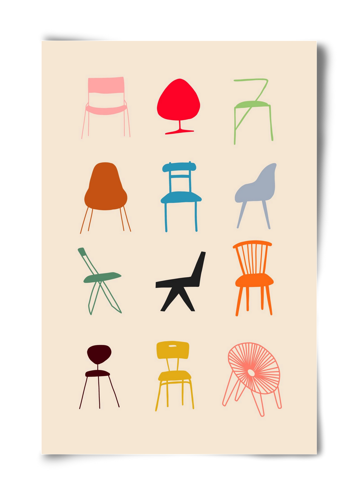 Have a Seat, 40x60 cm, Keret nélkül