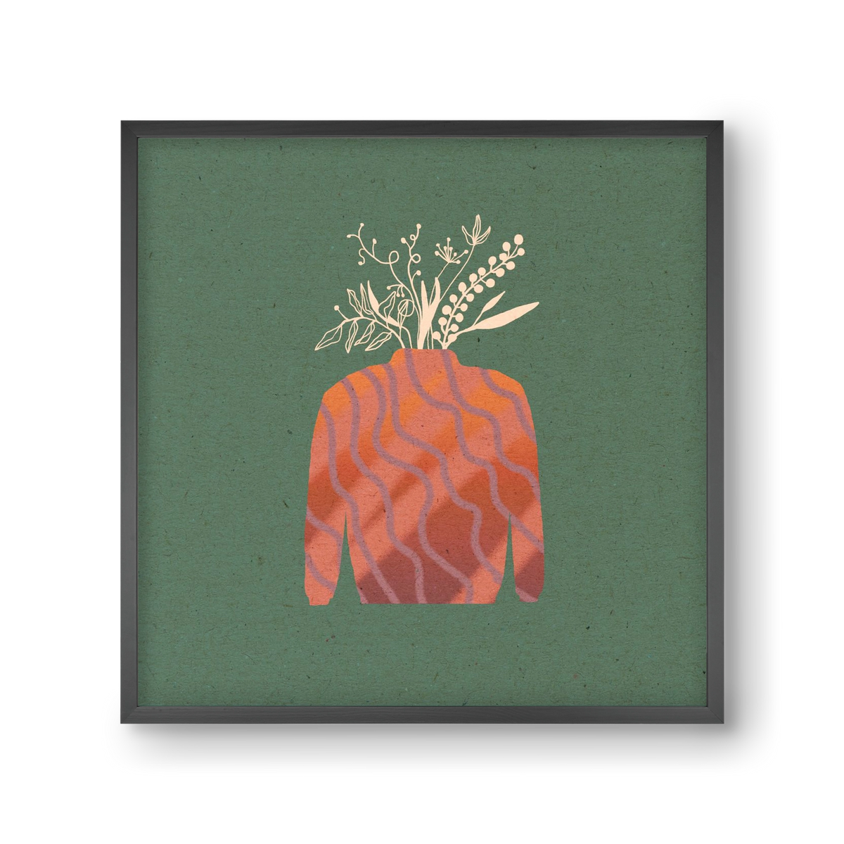 OCTAVIA, 30x30 cm (30x30 cm), Fekete keret