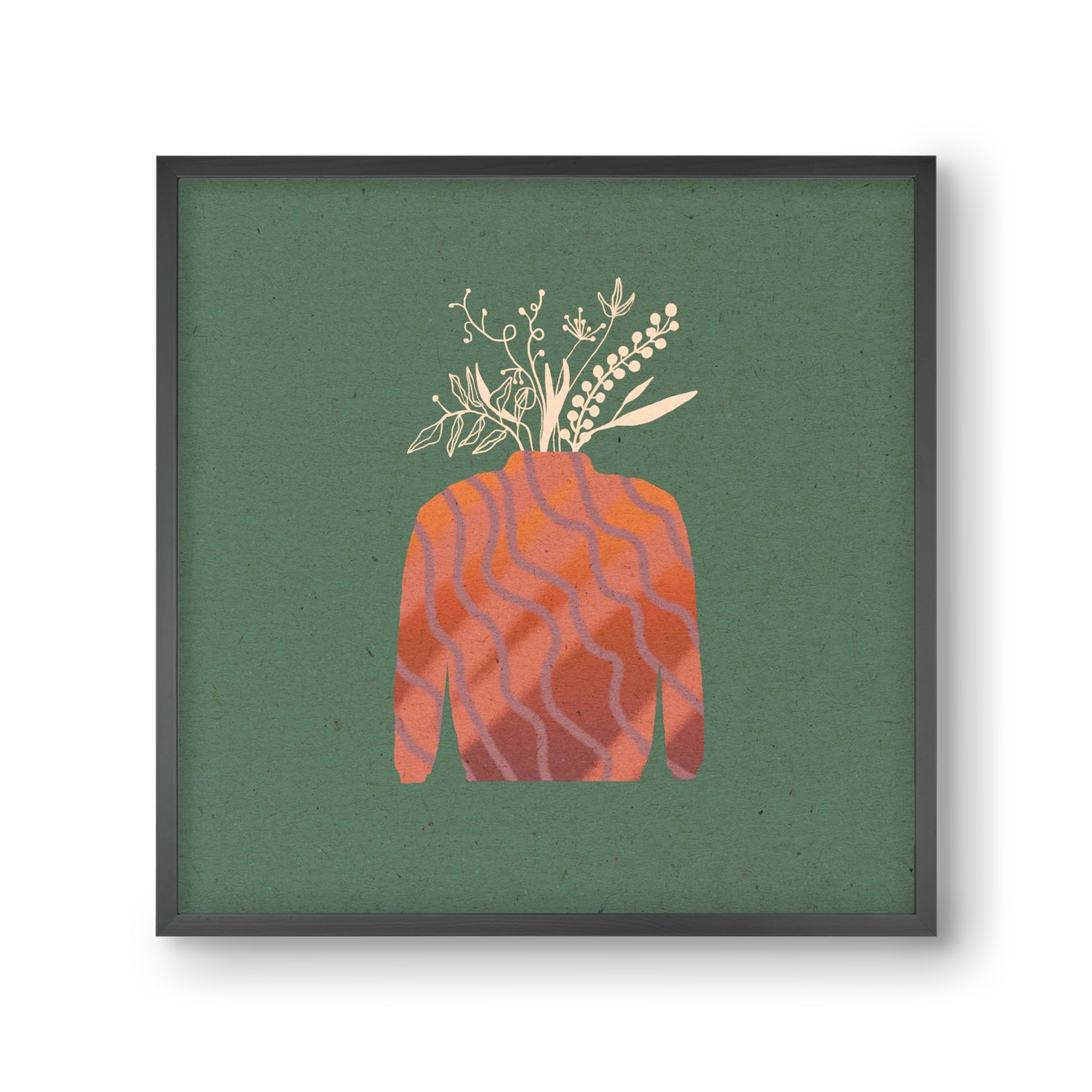 OCTAVIA, 30x30 cm (30x30 cm), Fekete keret