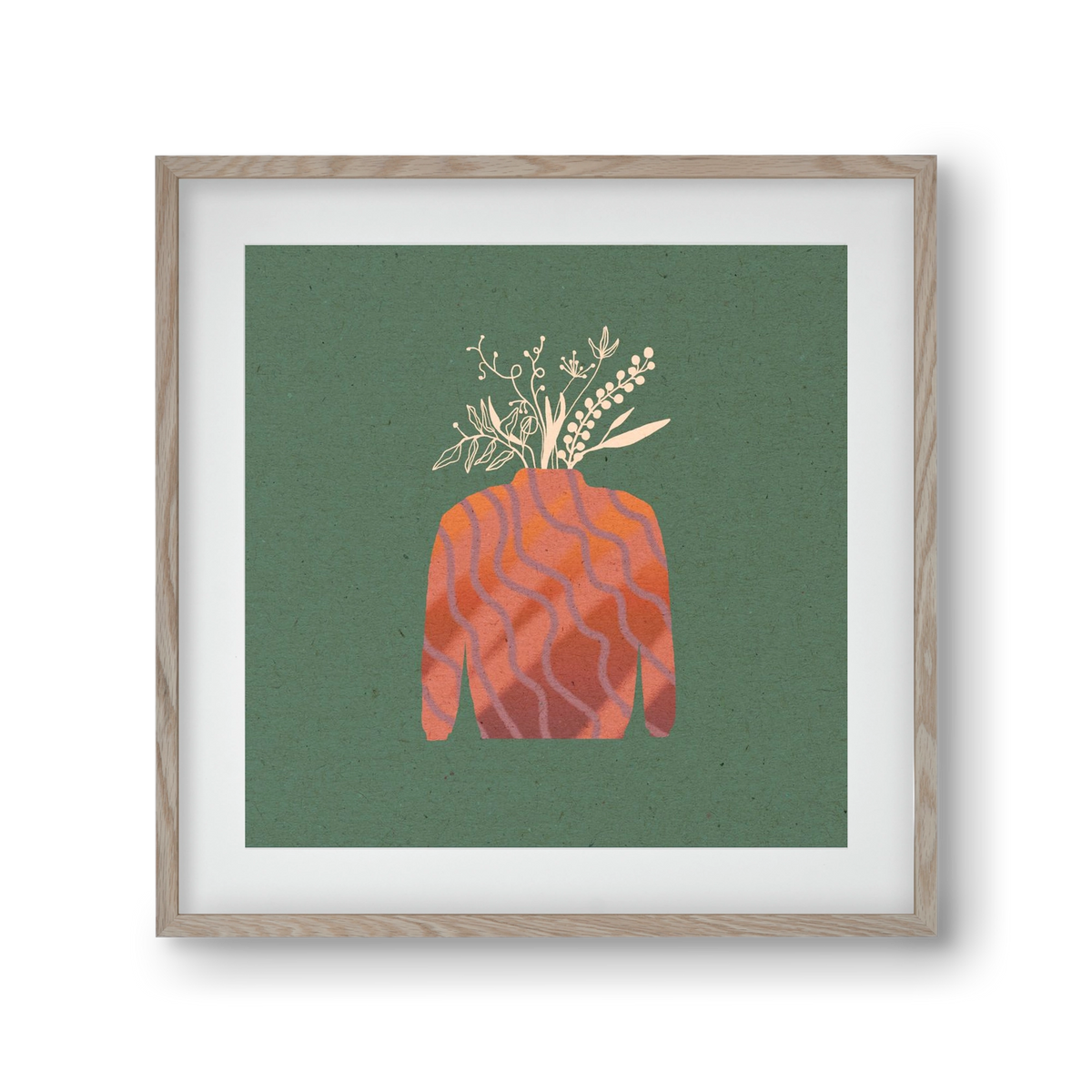 OCTAVIA, 30x30 cm (20x20 cm), Tölgy keret, paszpartuval