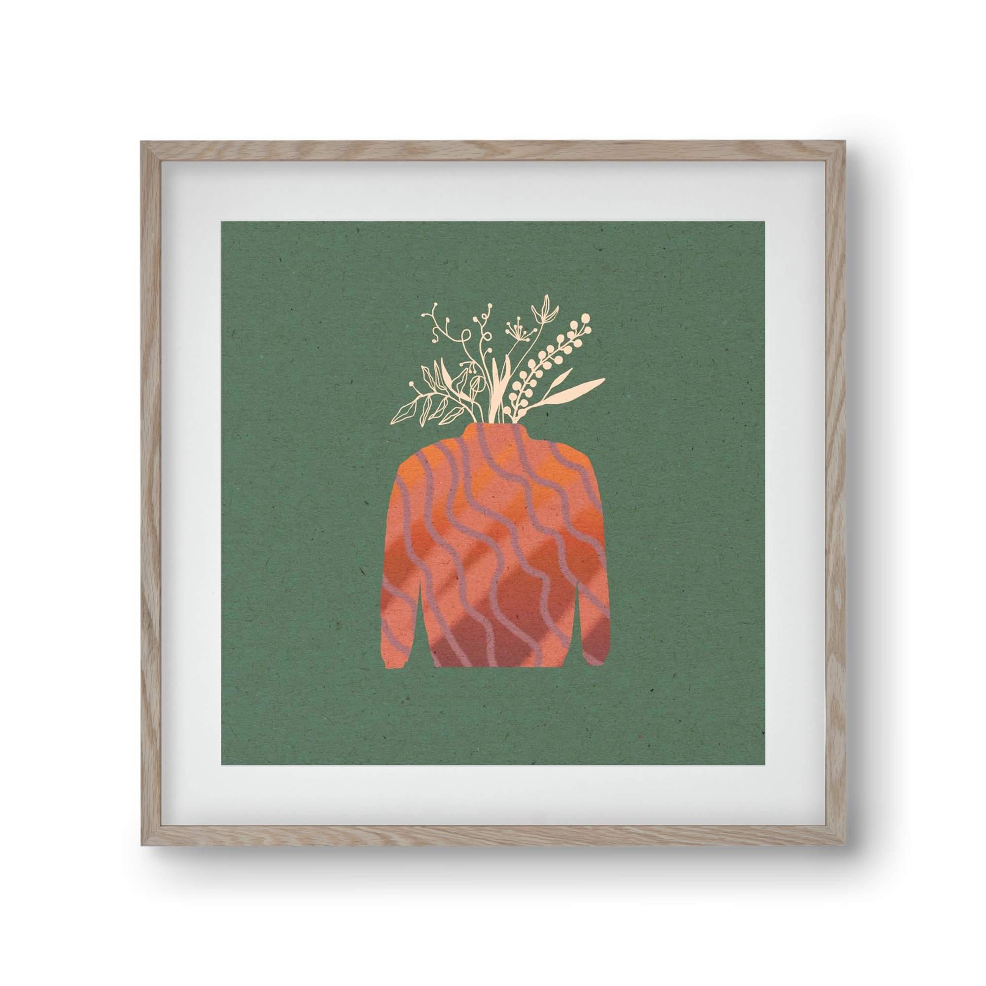 OCTAVIA, 30x30 cm (20x20 cm), Tölgy keret, paszpartuval