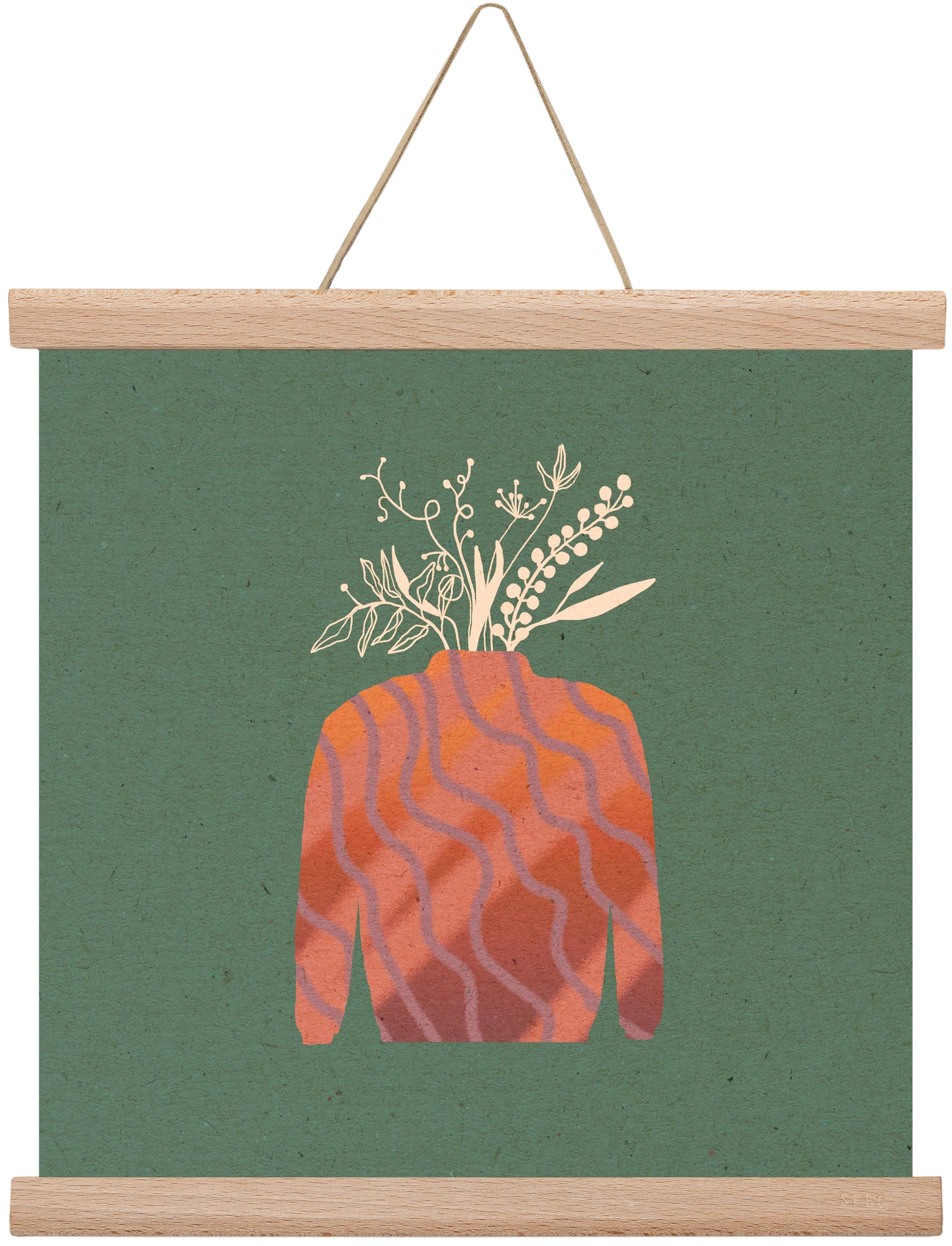 OCTAVIA, 30x30 cm (30x30 cm), Tölgy akasztó