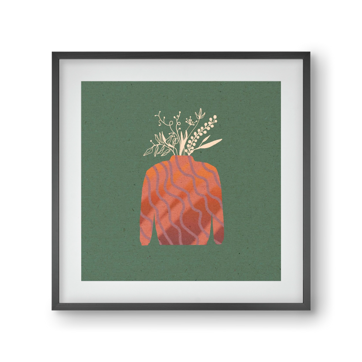 OCTAVIA, 30x30 cm (20x20 cm), Fekete keret, paszpartuval