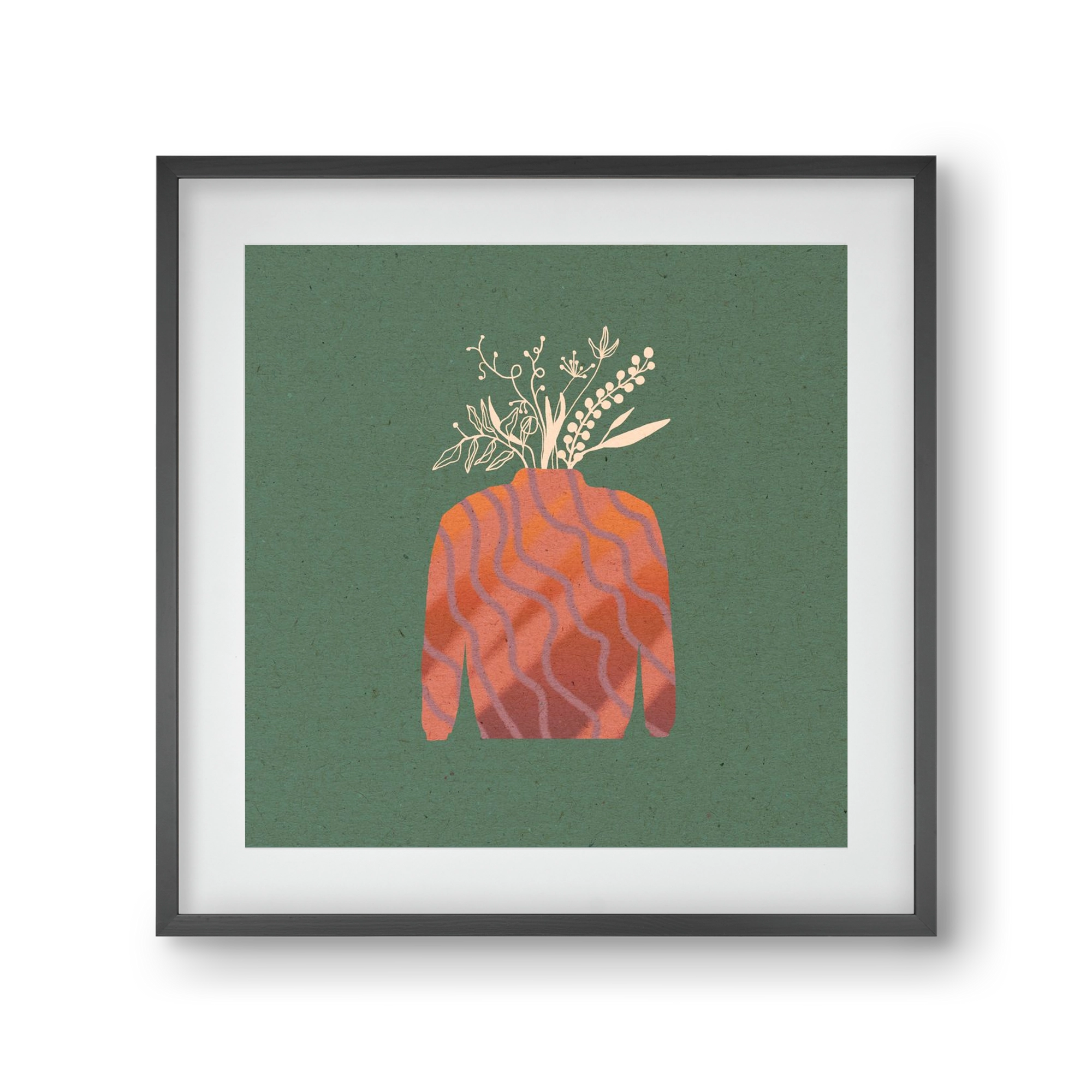 OCTAVIA, 30x30 cm (20x20 cm), Fekete keret, paszpartuval