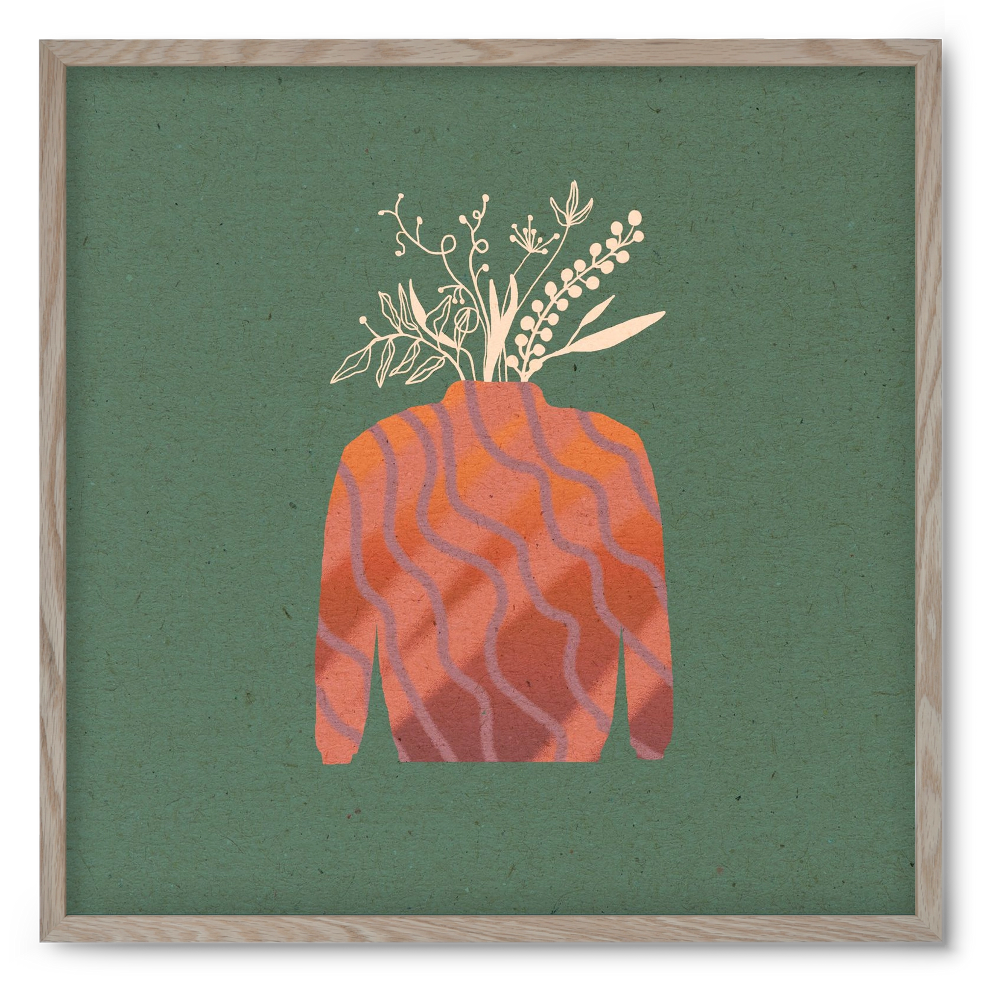 OCTAVIA, 50x50 cm (50x50 cm), Tölgy keret