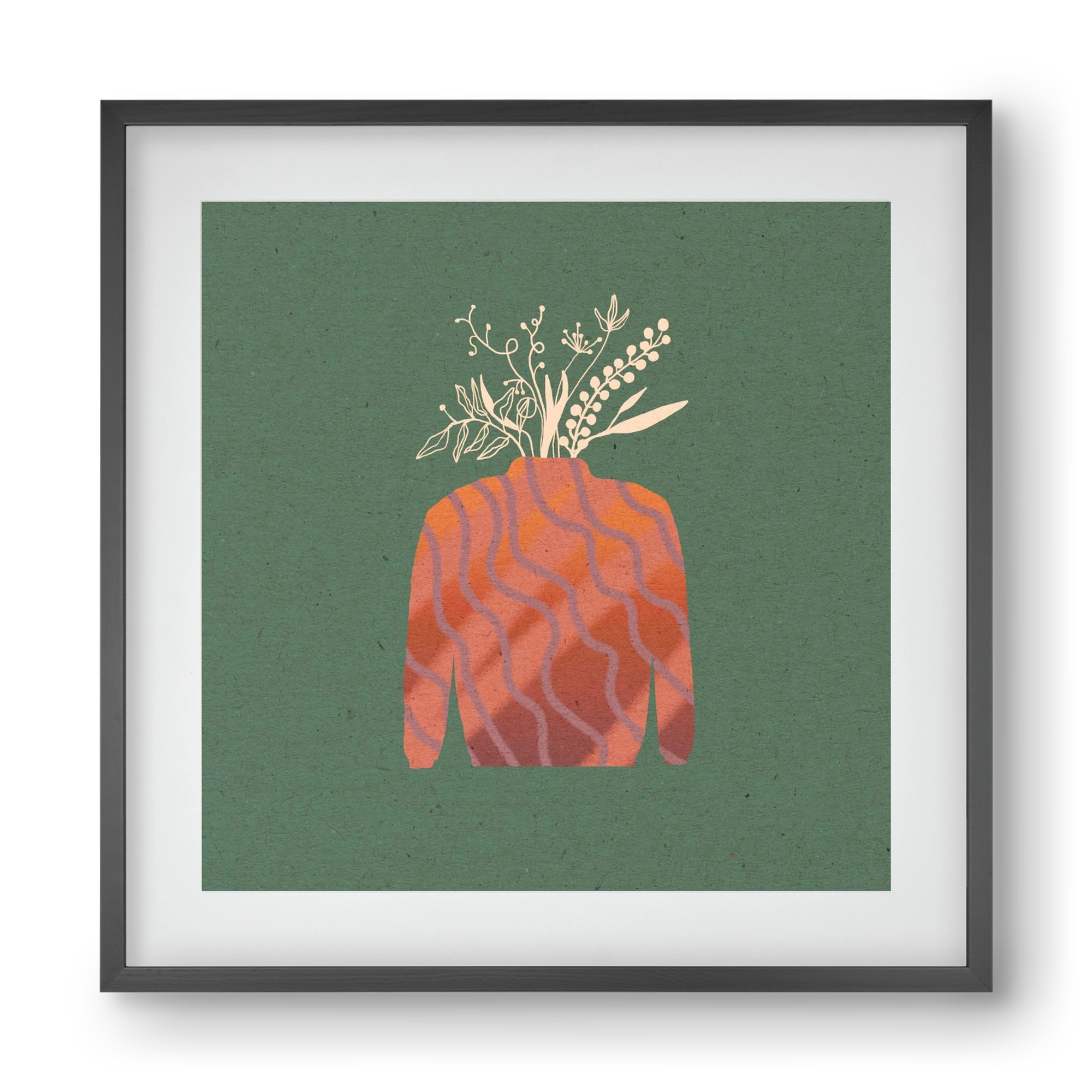 OCTAVIA, 40x40 cm (30x30 cm), Fekete keret, paszpartuval