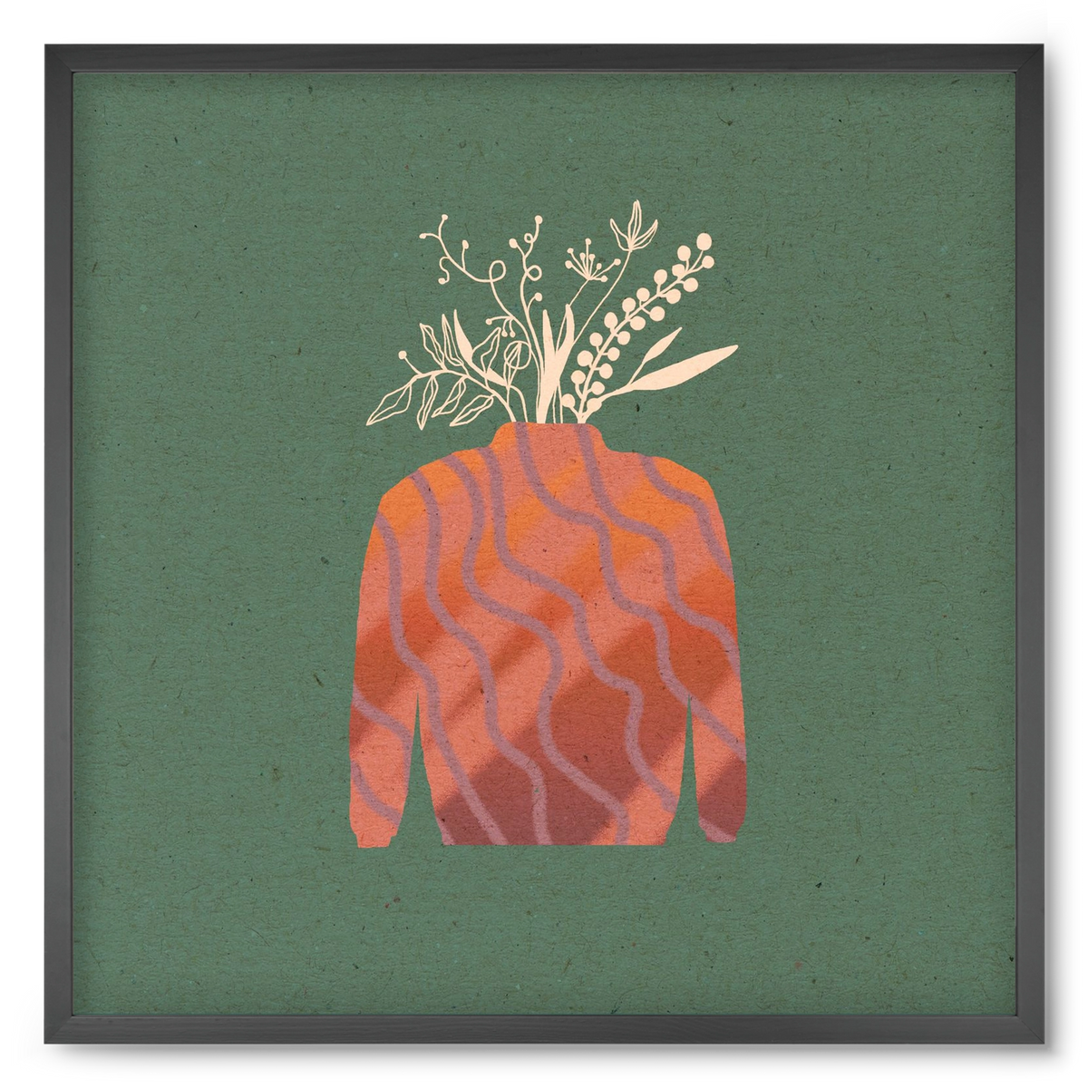 OCTAVIA, 50x50 cm (50x50 cm), Fekete keret