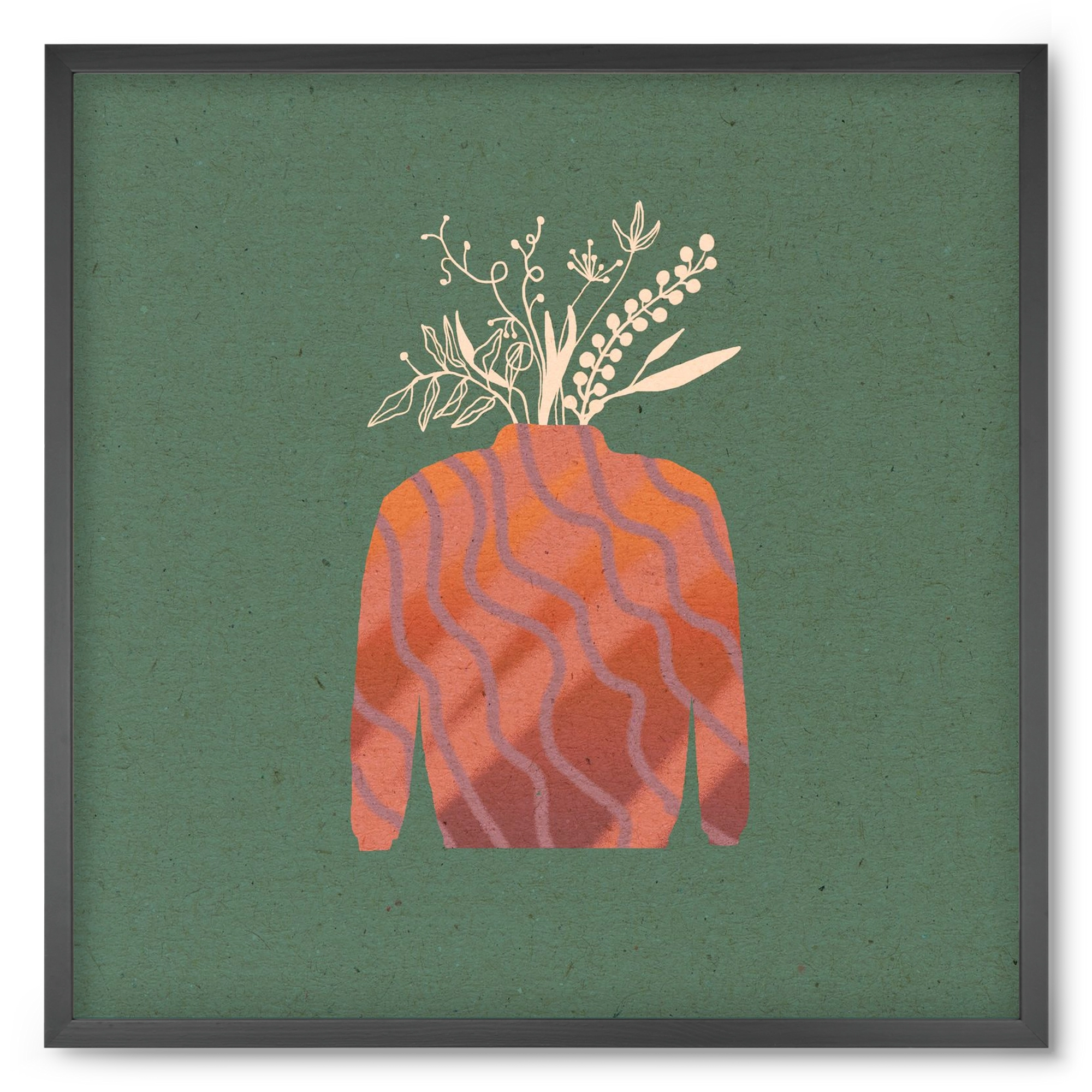 OCTAVIA, 50x50 cm (50x50 cm), Fekete keret