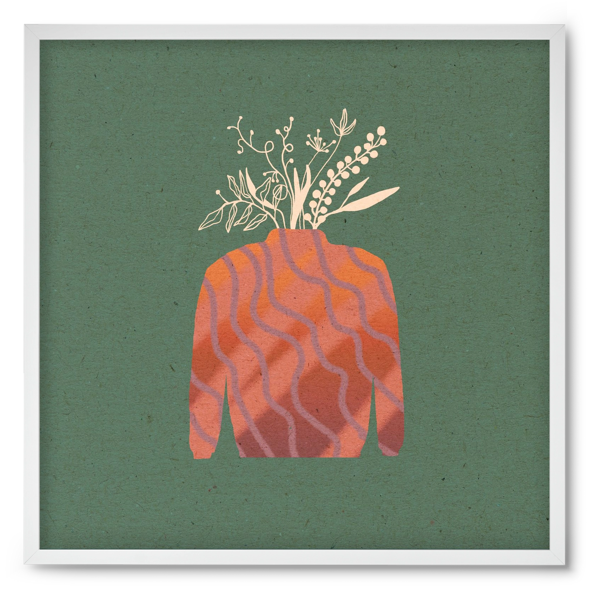 OCTAVIA, 50x50 cm (50x50 cm), Fehér keret