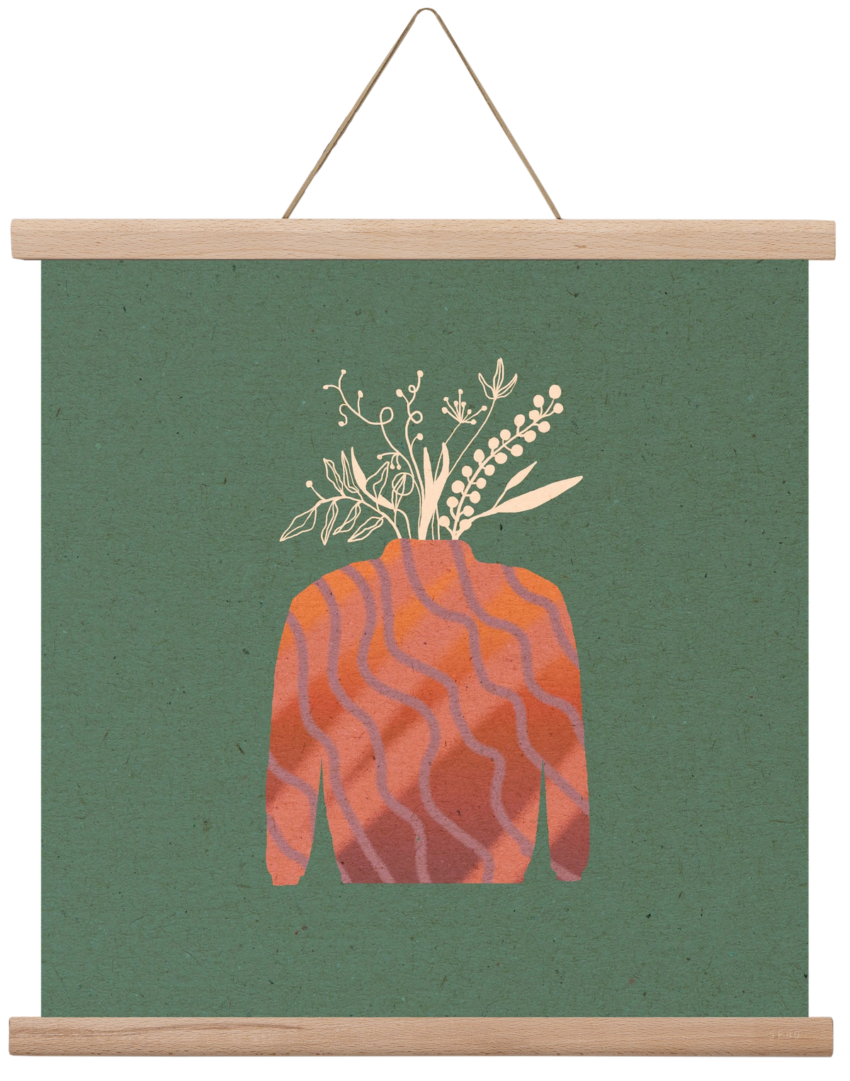 OCTAVIA, 40x40 cm (40x40 cm), Tölgy akasztó