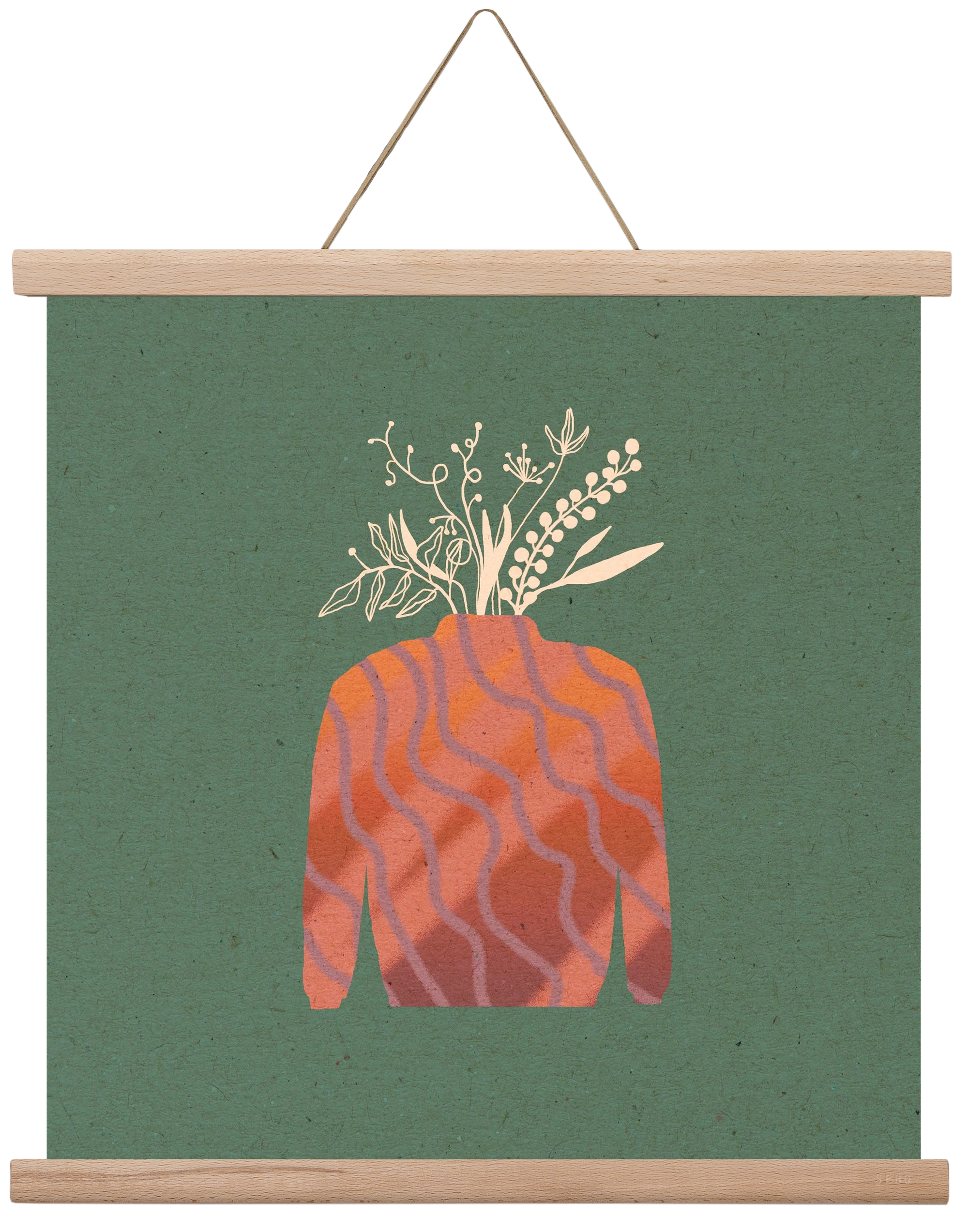 OCTAVIA, 40x40 cm (40x40 cm), Tölgy akasztó