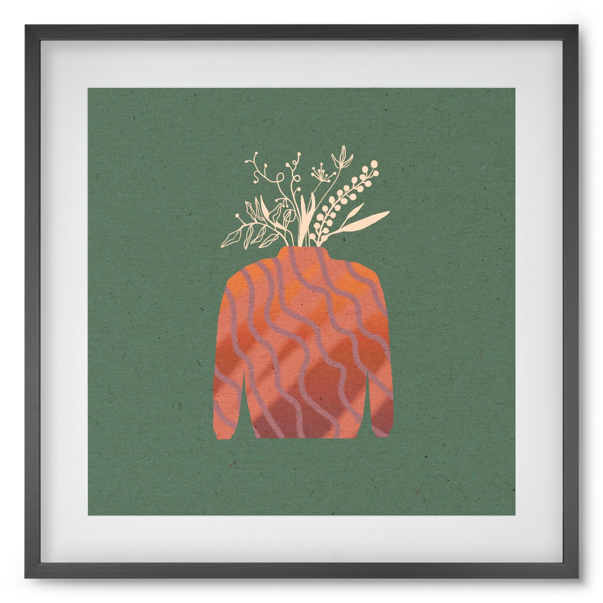 OCTAVIA, 50x50 cm (40x40 cm), Fekete keret, paszpartuval