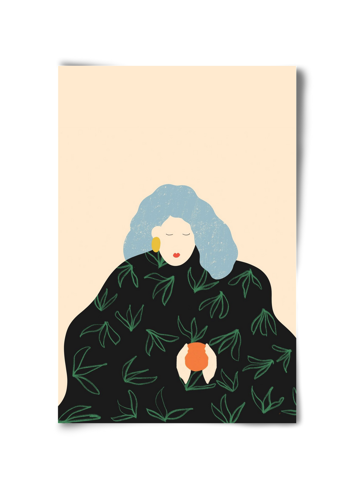 Tangerine, 30x45 cm, Keret nélkül