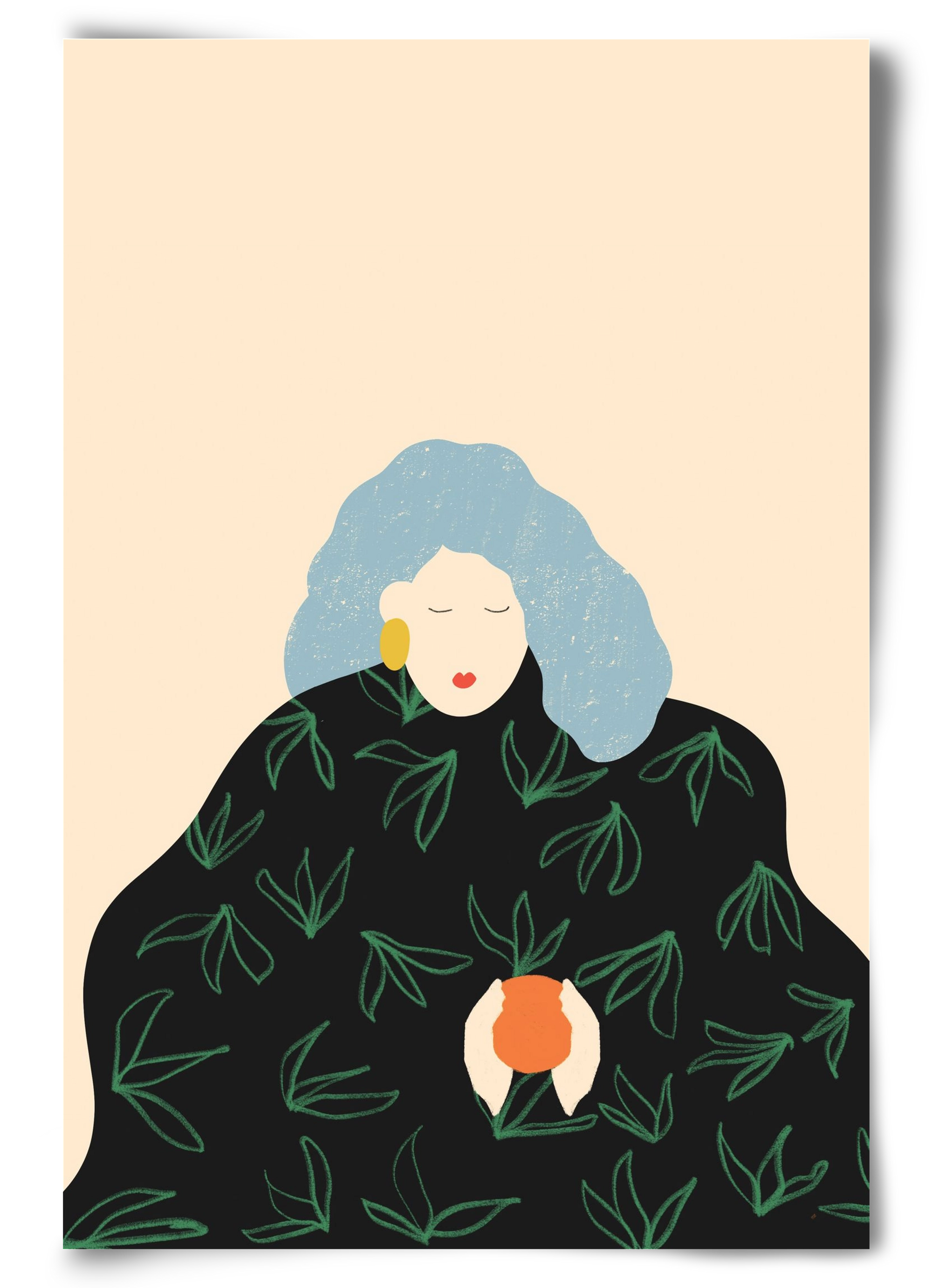 Tangerine, 60x90 cm, Keret nélkül