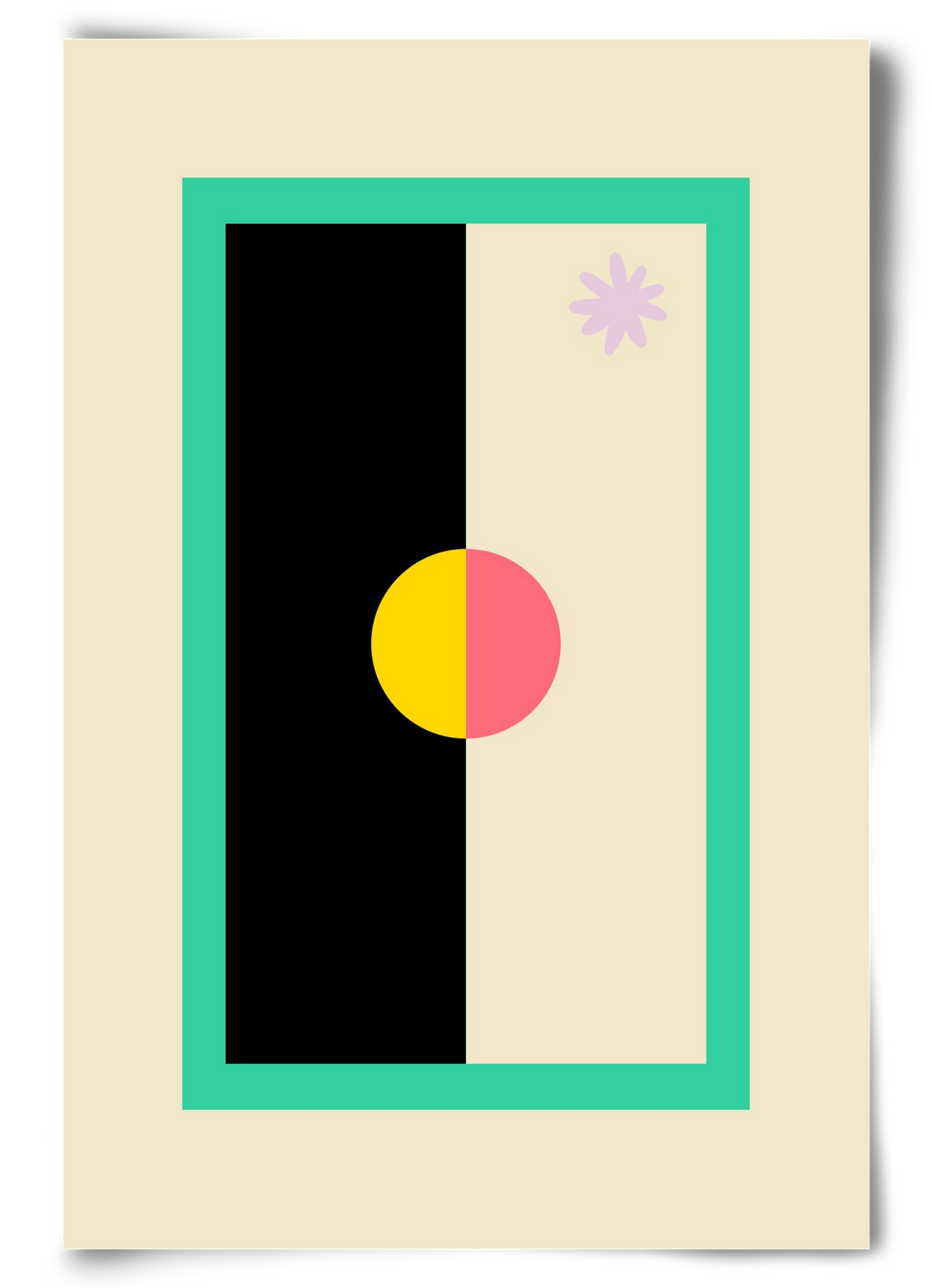 FLOWER FLAG, 60x90 cm, Keret nélkül