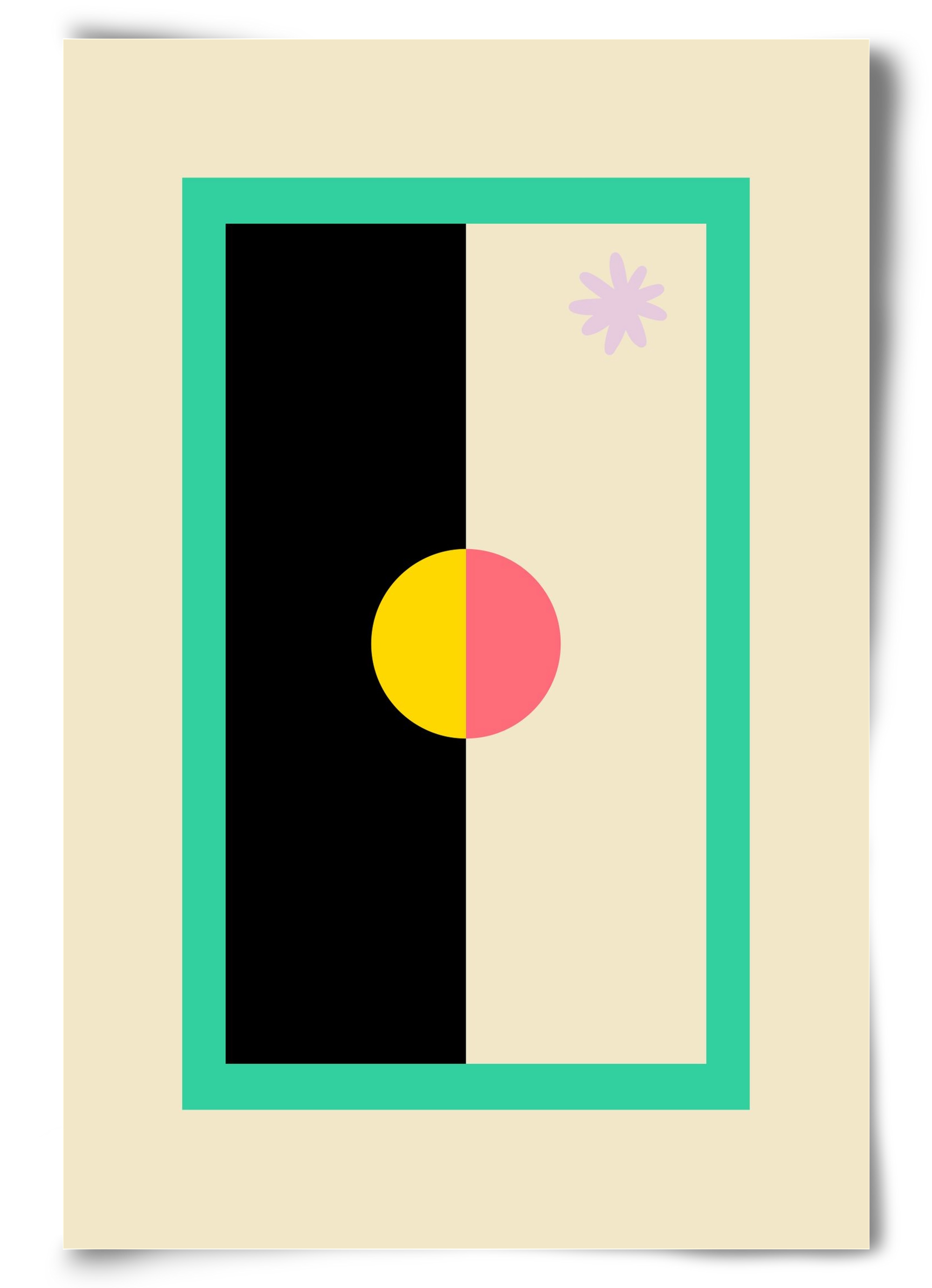 FLOWER FLAG, 60x90 cm, Keret nélkül