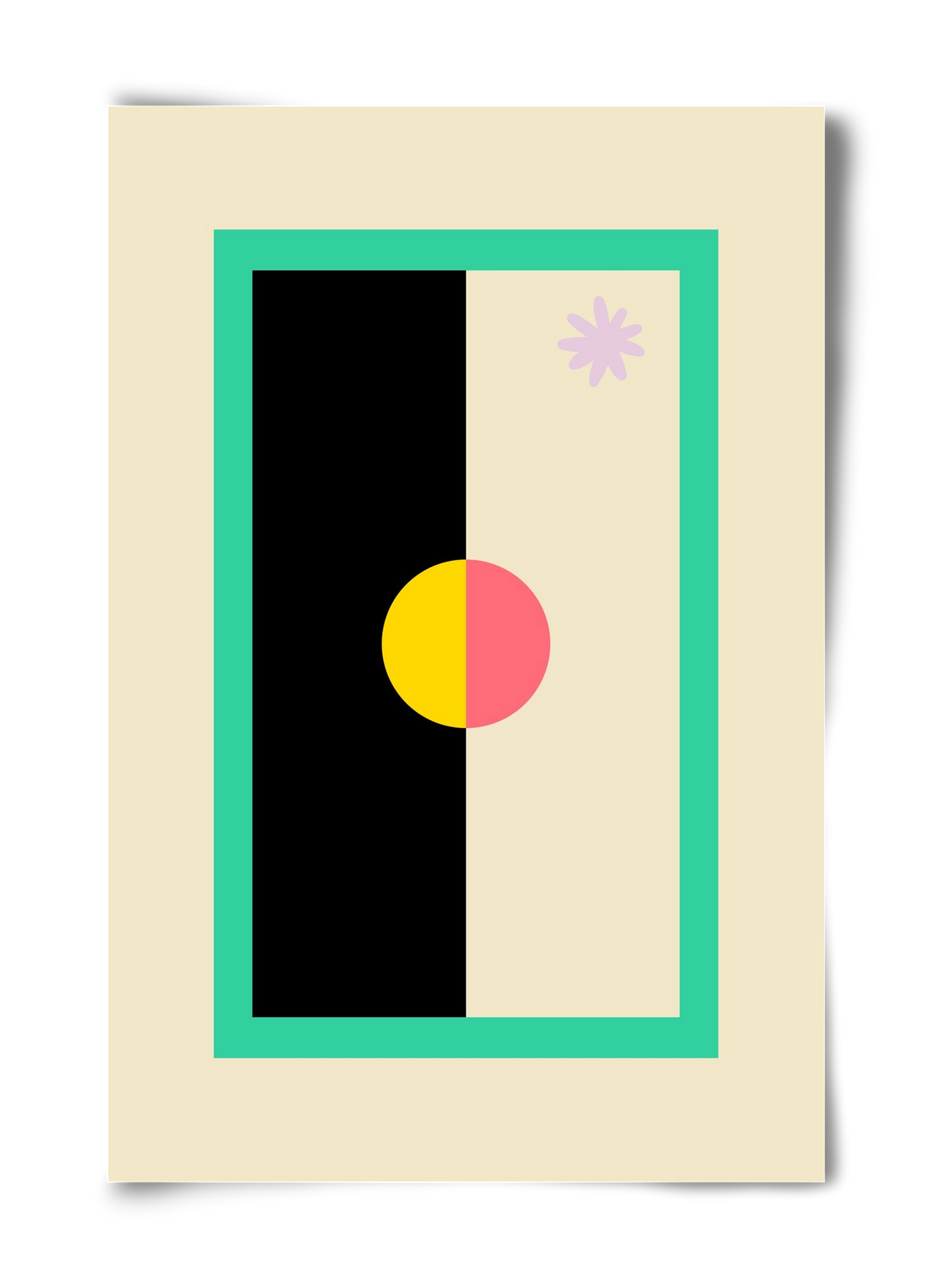 FLOWER FLAG, 40x60 cm, Keret nélkül