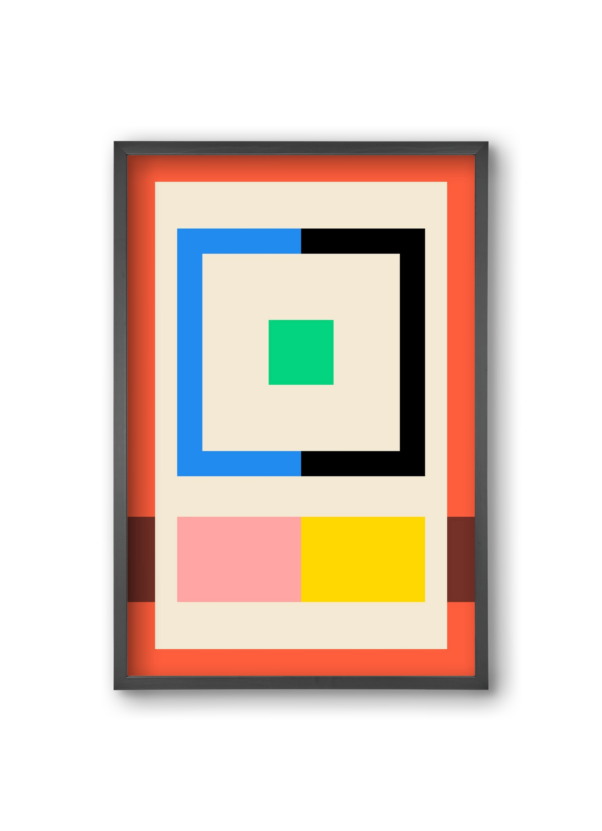 Halves, 20x30 cm (20x30 cm), Fekete keret