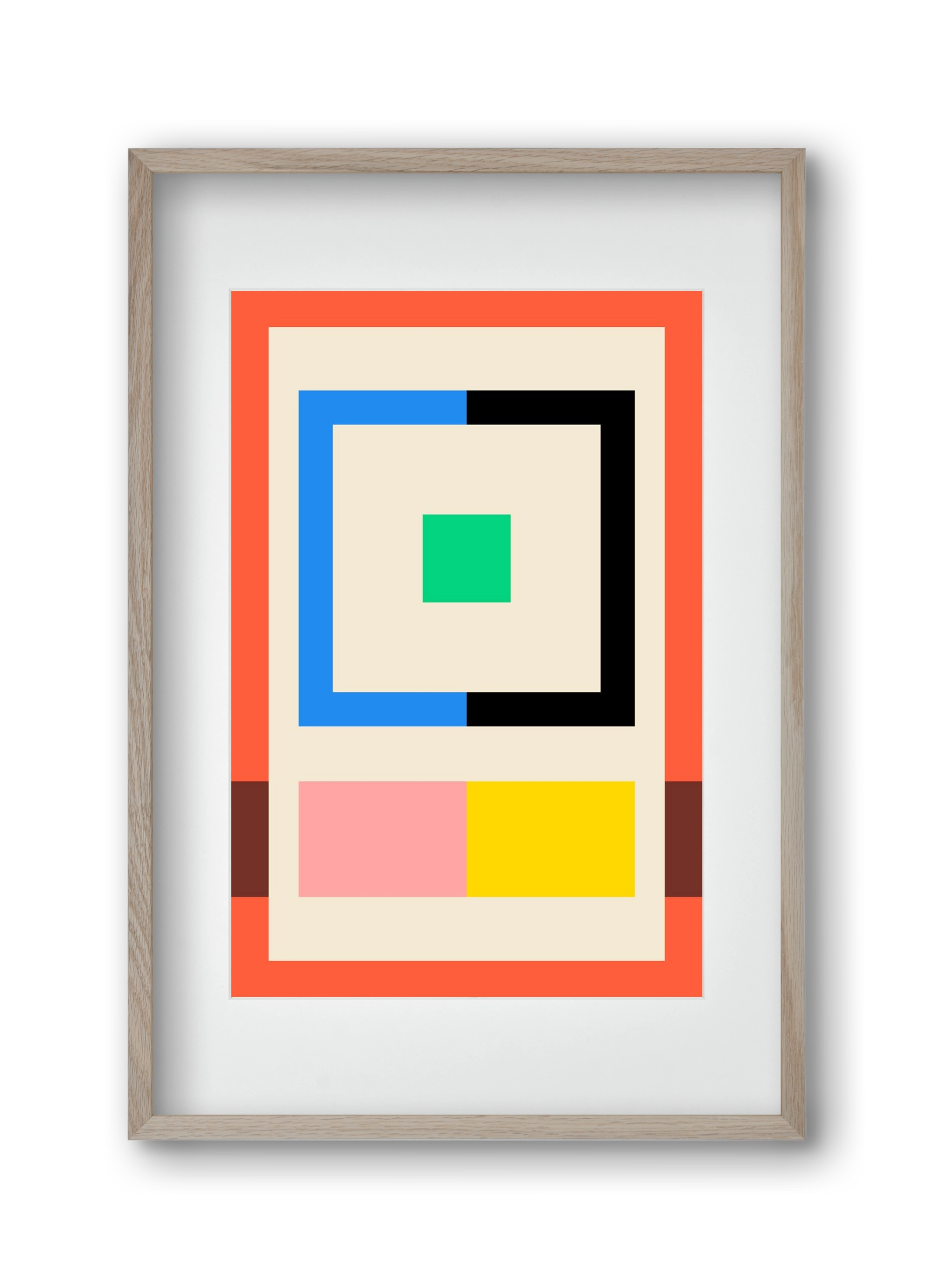 Halves, 30x45 cm (20x30 cm), Tölgy keret, paszpartuval